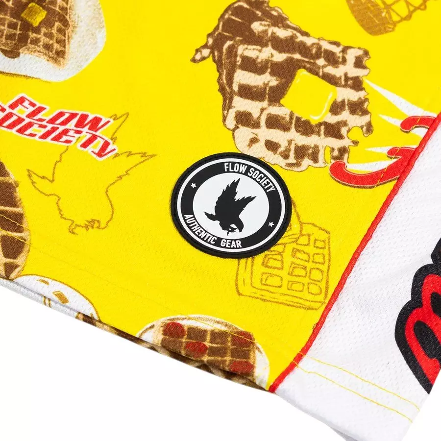 Flow Society Big Boys' 7" Waffle Flow Shorts - Yellow - YELLOW