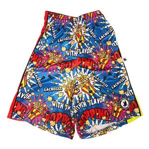 Flow Society Big Boys' 7" Popcorn Attack Shorts - Blue - BLUE