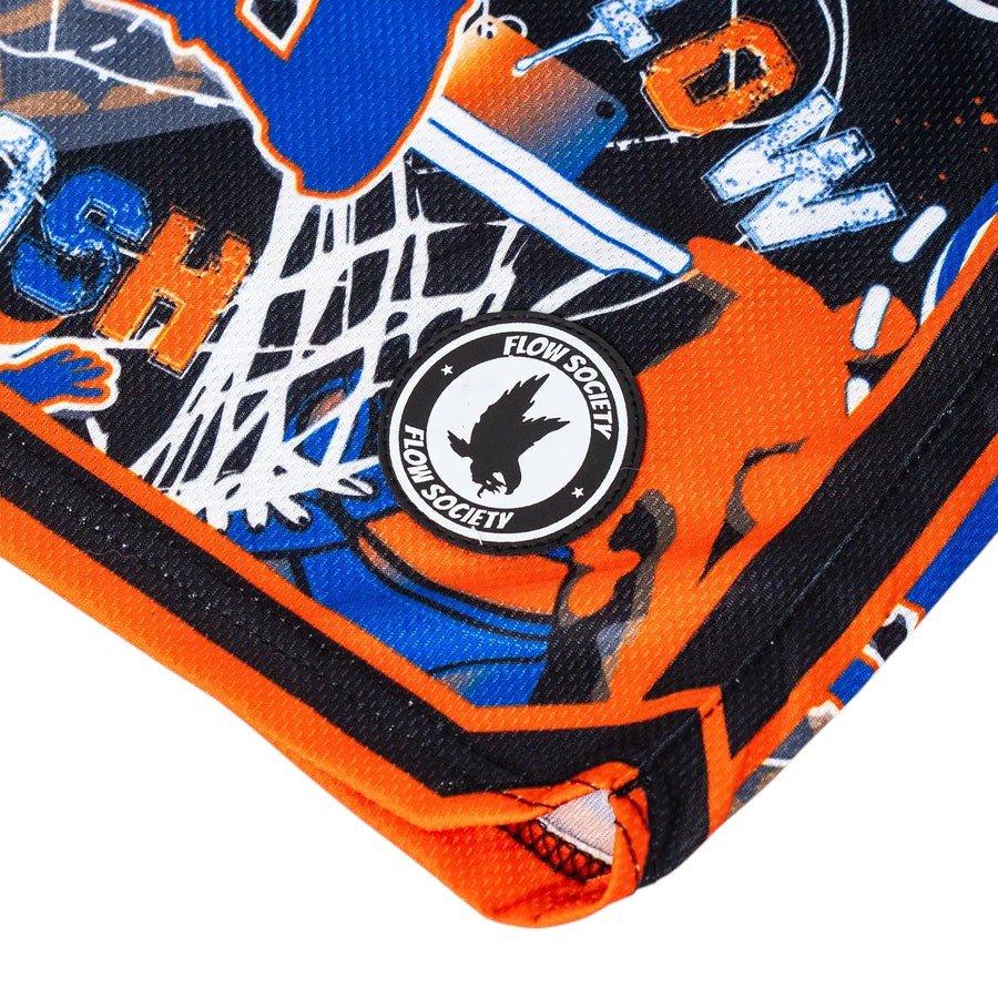 Flow Society Big Boys' 7" NY Swoosh Basketball Trim Shorts - Blue - BLUE