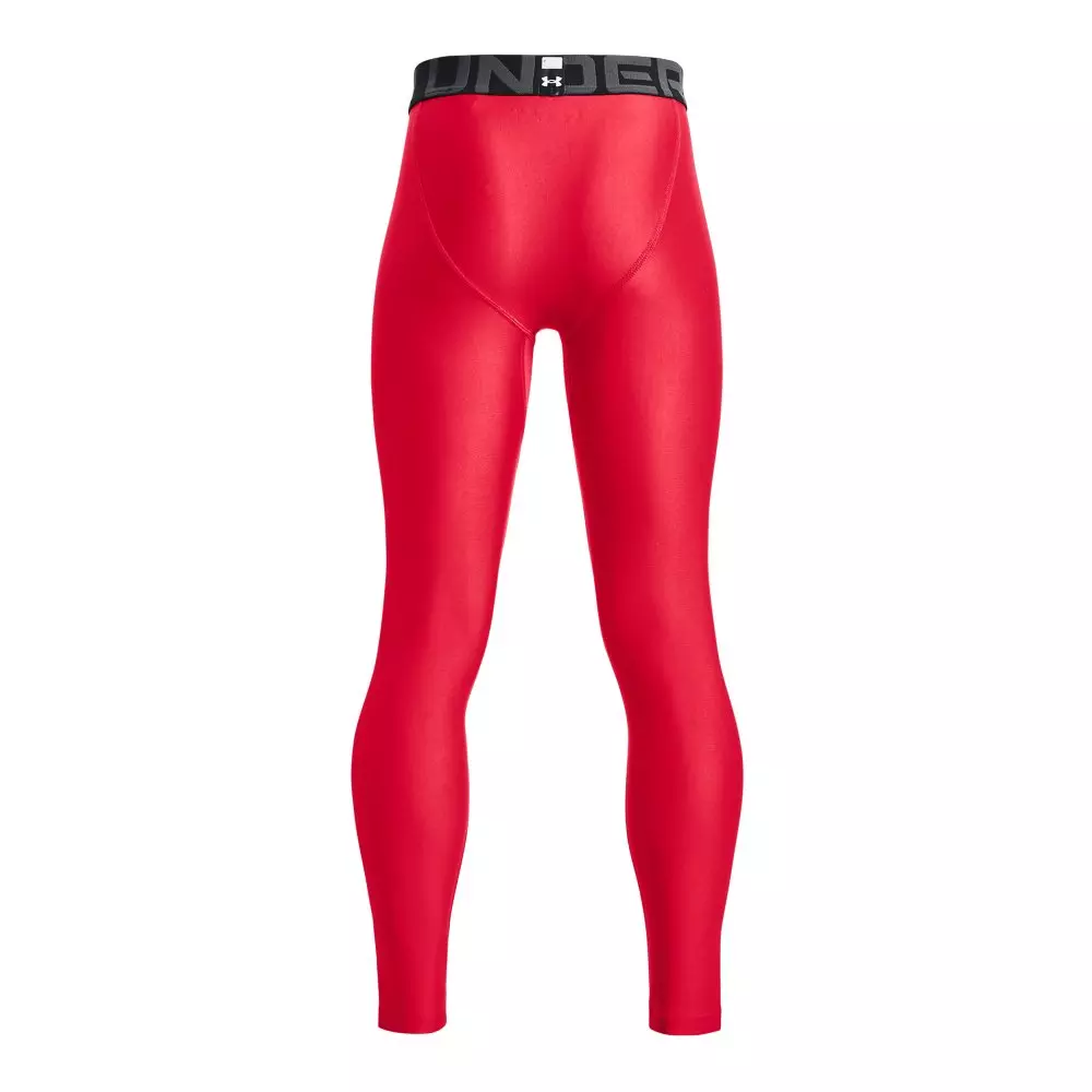 Under Armour Big Boys' Heat Gear Armour Leggings - Red - RED
