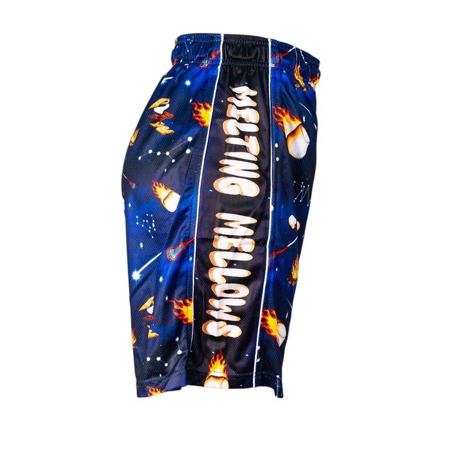 Flow Society Big Boys' 5/7" Flaming Marshmellows Shorts - Blue - BLUE