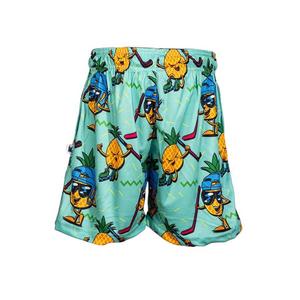 Flow Society Big Boys' 7" Pineapple Hockey Shorts - Teal - TEAL