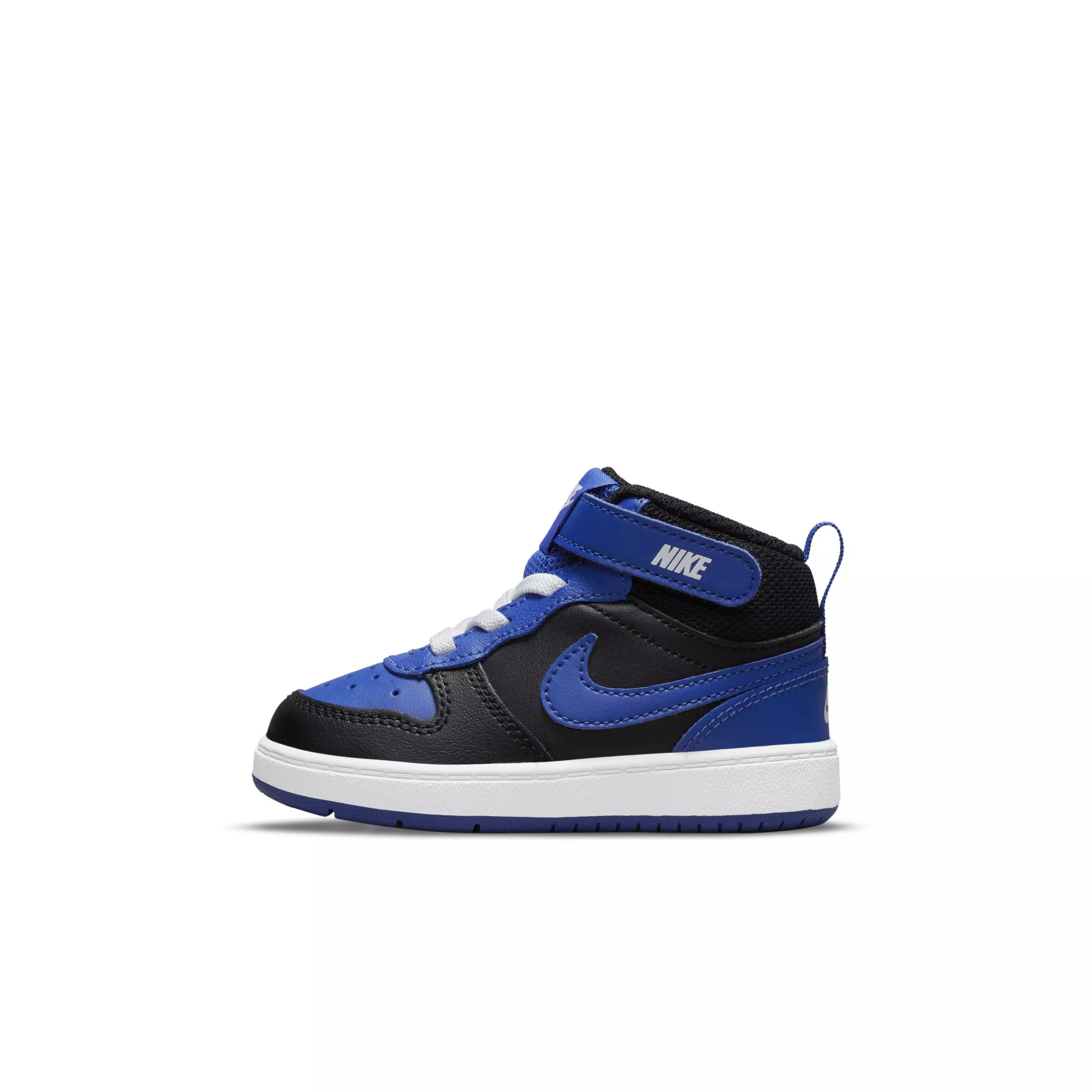 Nike Court Borough Mid 2 "Black/Game Royal/Game Royal/White" Infant Boys' Shoe - BLACK/ROYAL/ROYAL/WHITE