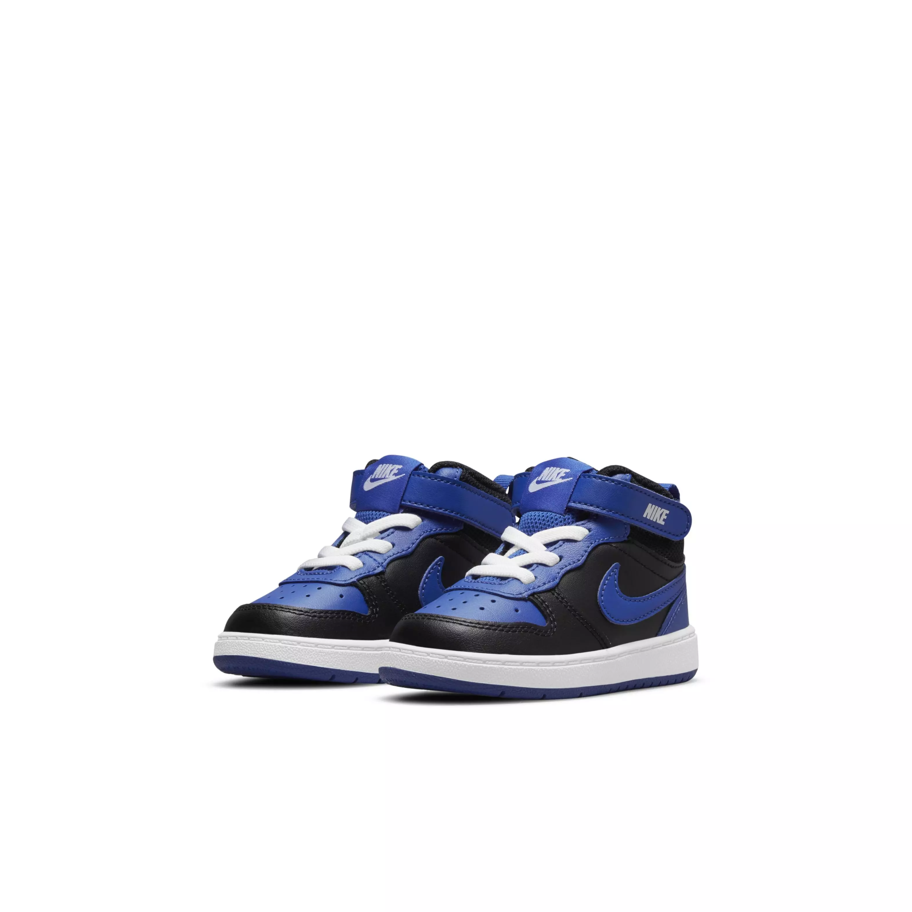 Nike Court Borough Mid 2 "Black/Game Royal/Game Royal/White" Infant Boys' Shoe - BLACK/ROYAL/ROYAL/WHITE