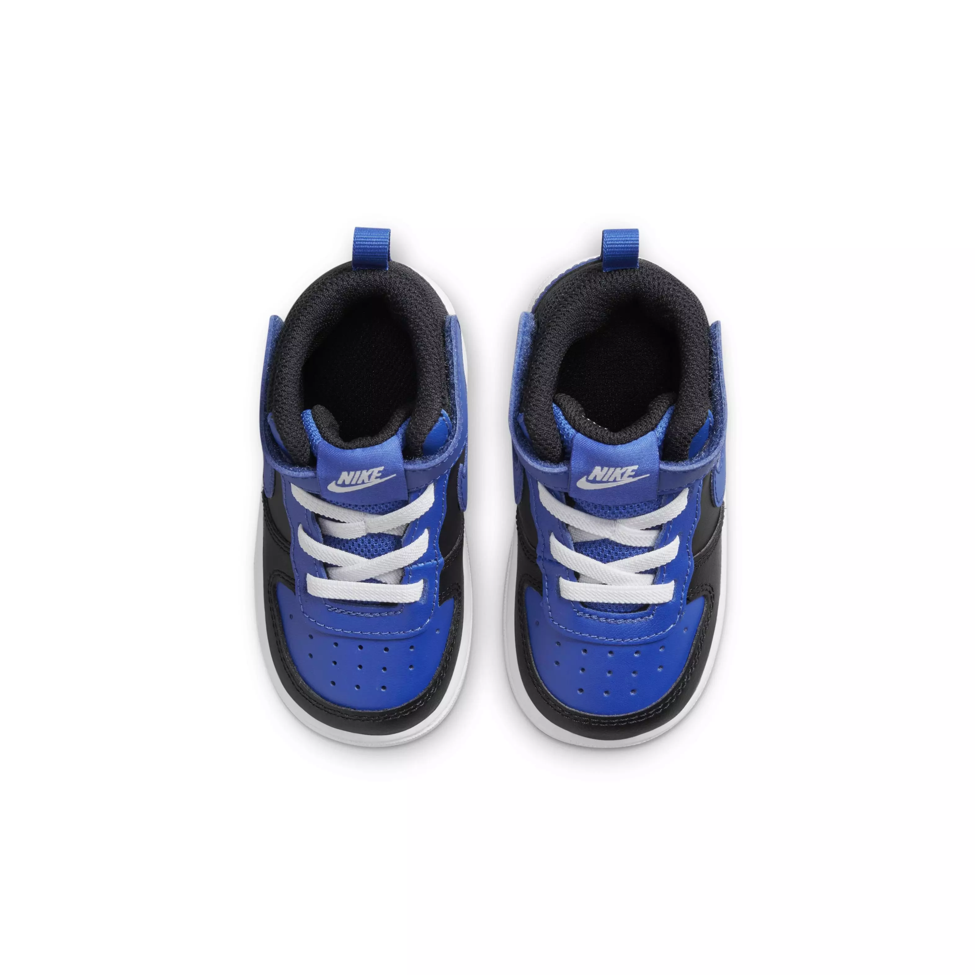 Nike Court Borough Mid 2 "Black/Game Royal/Game Royal/White" Infant Boys' Shoe - BLACK/ROYAL/ROYAL/WHITE