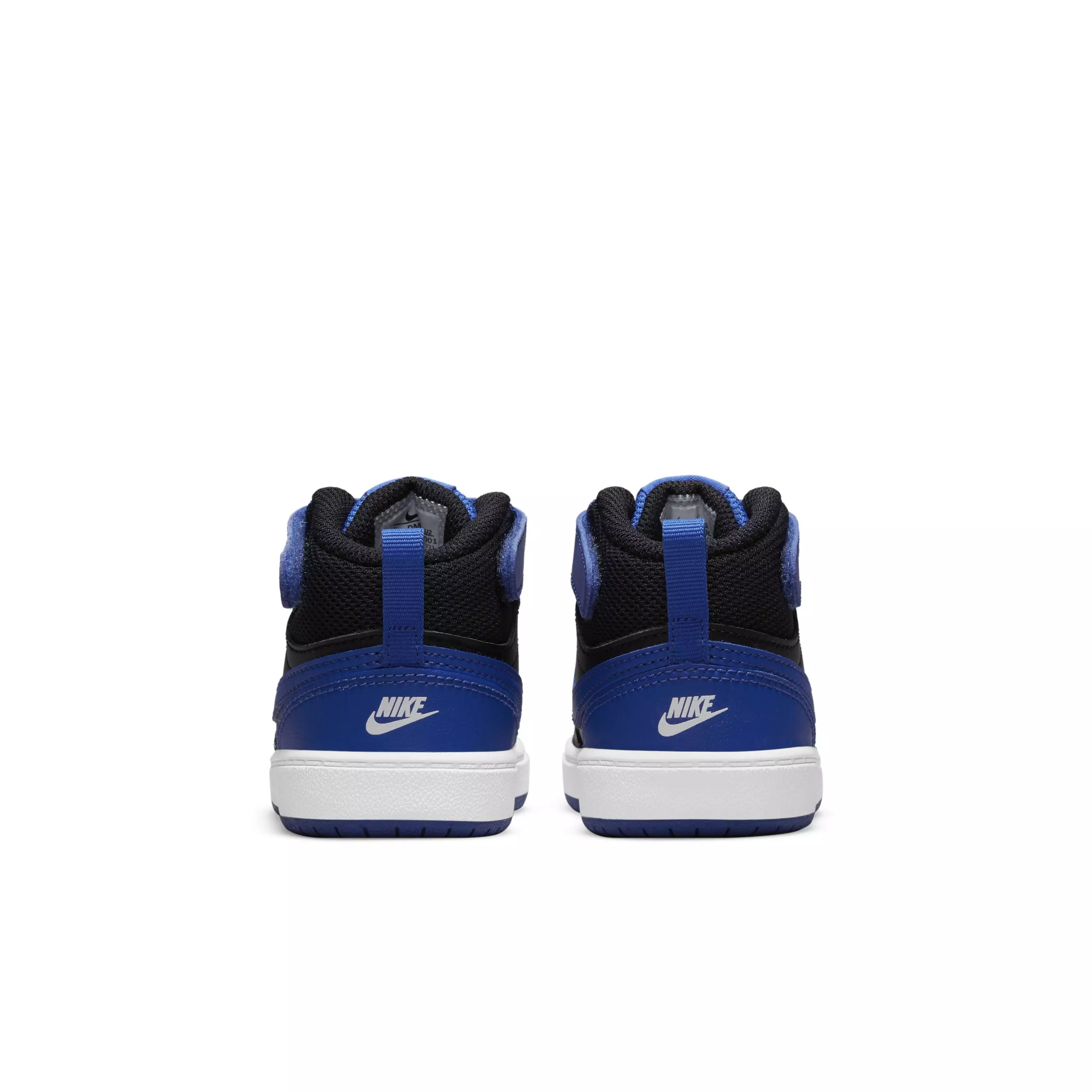 Nike Court Borough Mid 2 "Black/Game Royal/Game Royal/White" Infant Boys' Shoe - BLACK/ROYAL/ROYAL/WHITE