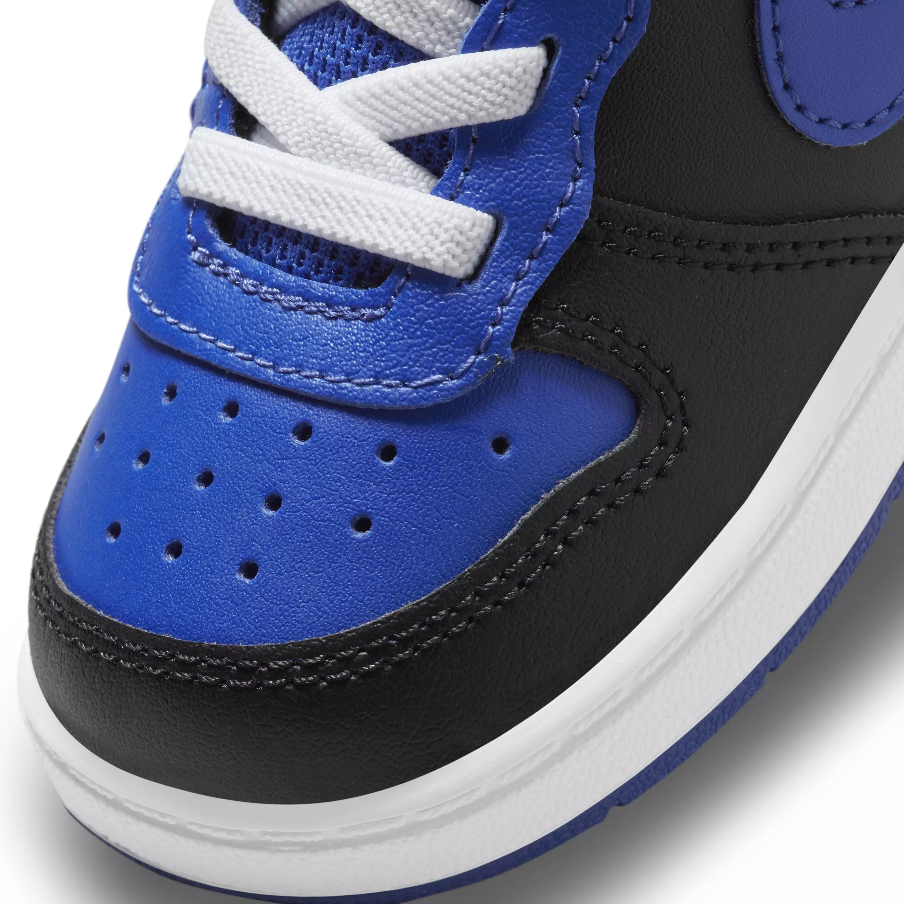 Nike Court Borough Mid 2 "Black/Game Royal/Game Royal/White" Infant Boys' Shoe - BLACK/ROYAL/ROYAL/WHITE