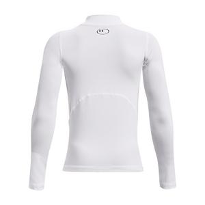 Under Armour Big Boys' HeatGear Mock Neck Long Sleeve - White