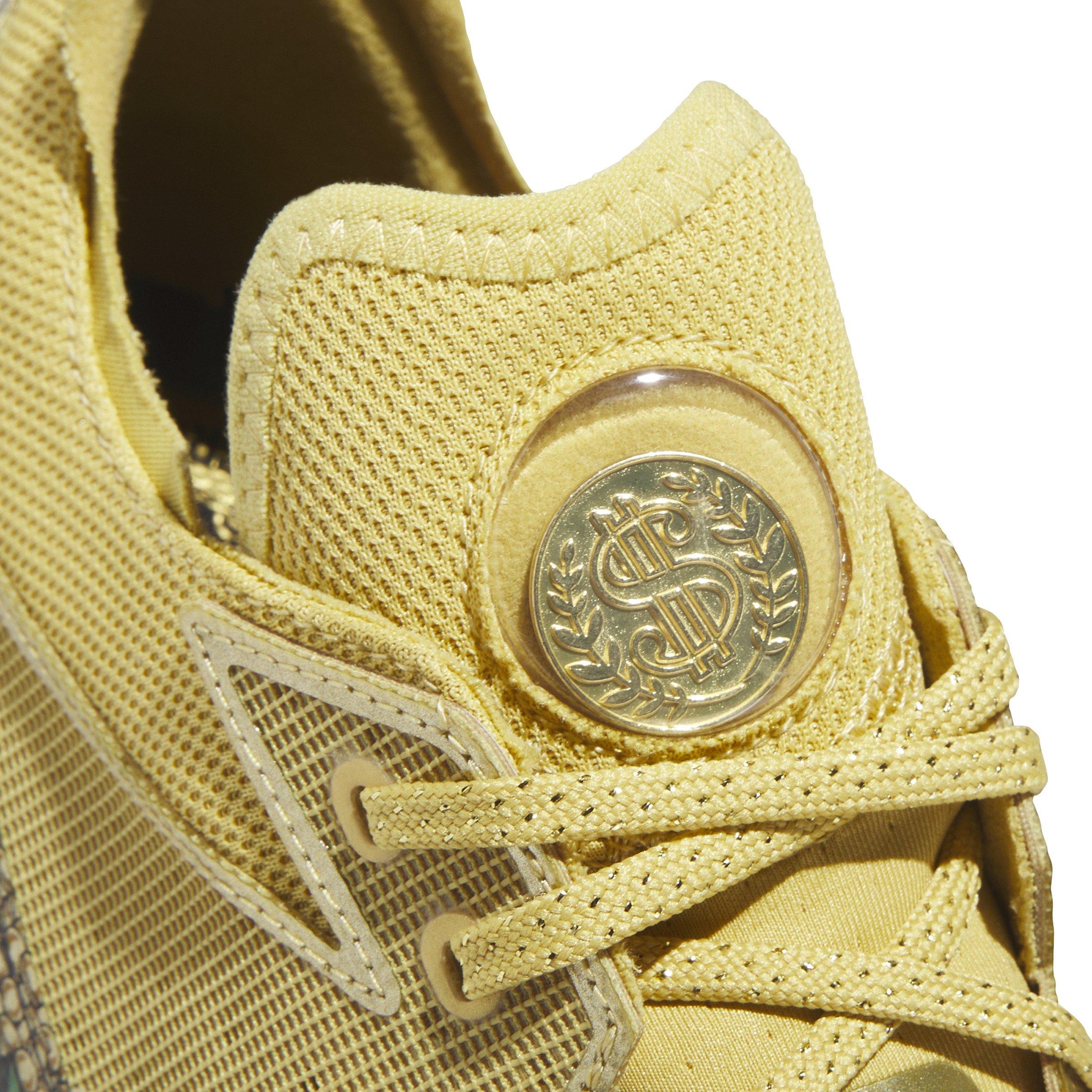 adidas Adizero Electric Scrooge McDuck "Gold Metallic/Black/Preloved Green" Men's Football Cleat - GOLD/BLACK/GREEN Thumbnail View 8