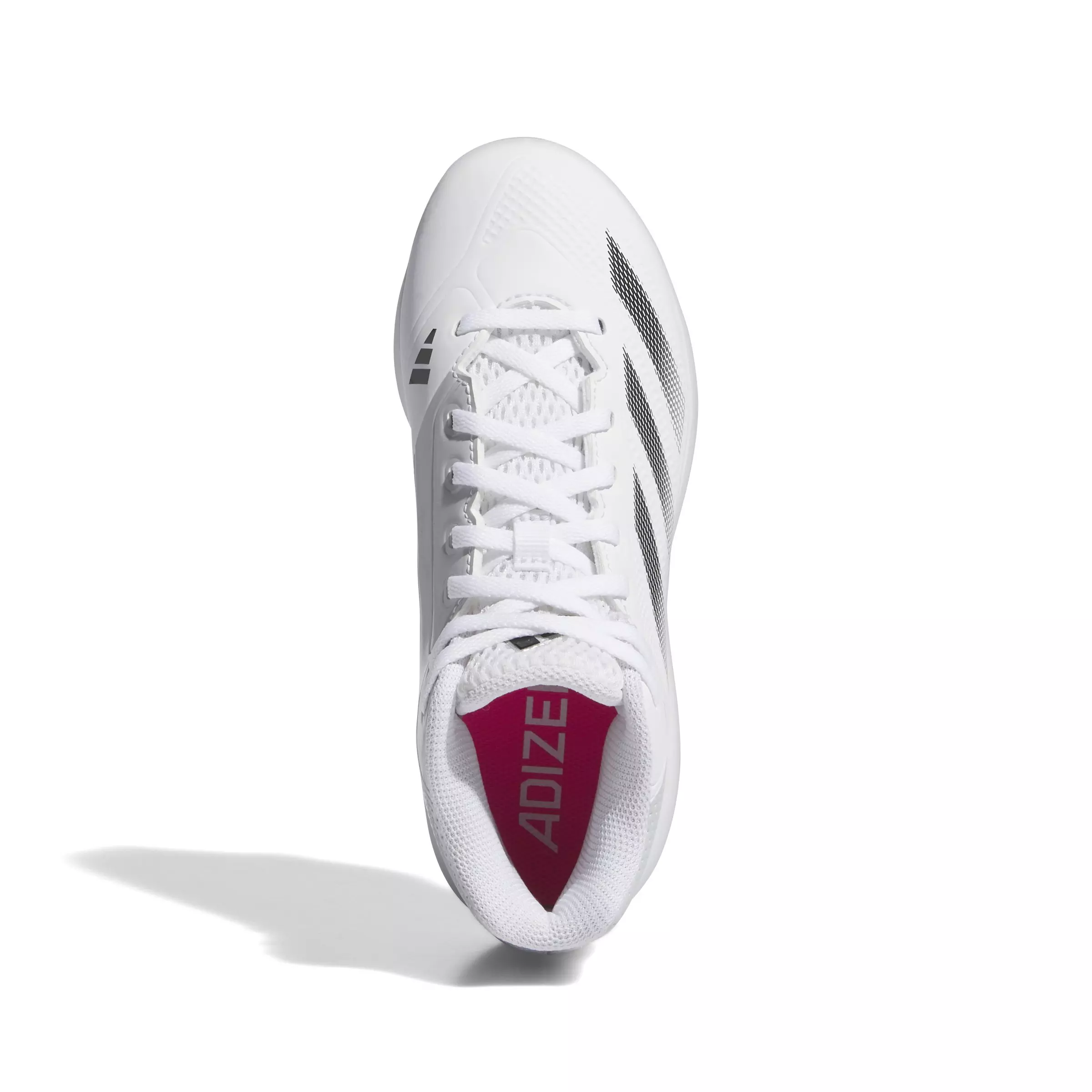 adidas Adizero Impact TPU "Cloud White/Core Black/Team Light Grey" Grade School Boys' Baseball Cleat - WHITE/BLACK/LT GREY