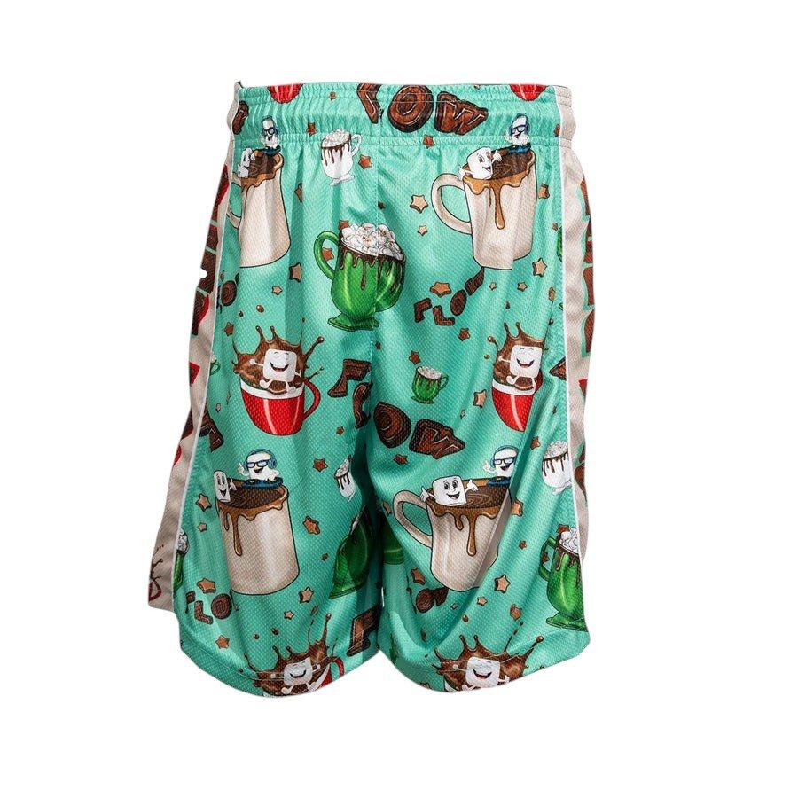 Flow Society Big Boys' 7" Coco Loco Hot Chocolate Shorts - Green - GREEN