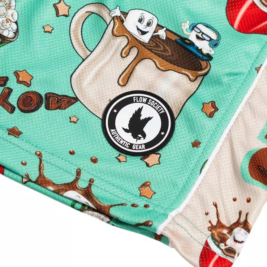 Flow Society Big Boys' 7" Coco Loco Hot Chocolate Shorts - Green - GREEN