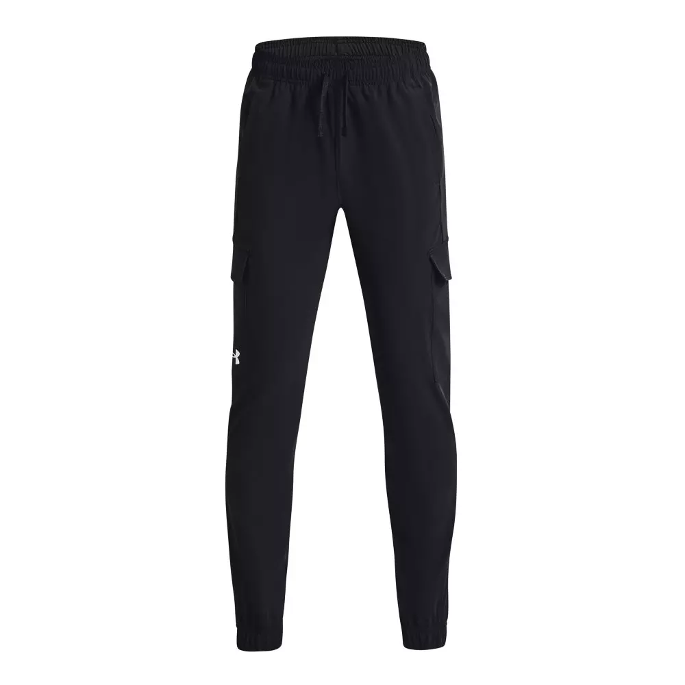 Under Armour Big Boys' Pennant Woven Cargo Pants - Black - BLACK