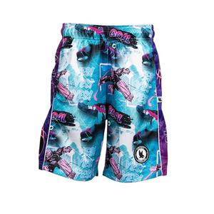 Flow Society Big Boys' 7" Hockey Goalie Shorts - Multi-Color - MULTI-COLOR