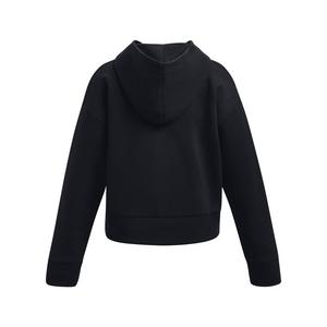 Under Armour Big Girls' Rival Fleece Cropped Hoodie - Black