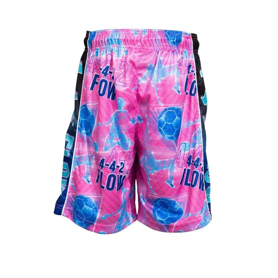 Flow Society Big Boys' 7" X-Ray Soccer Kicker 4-4-2 Shorts - Pink - PINK