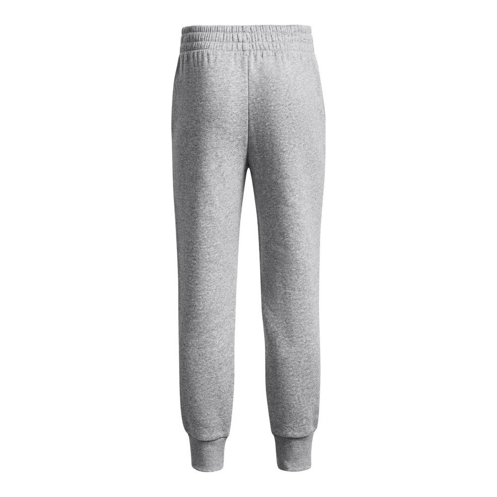 Under Armour Rival Big Girls' Grey Fleece Joggers