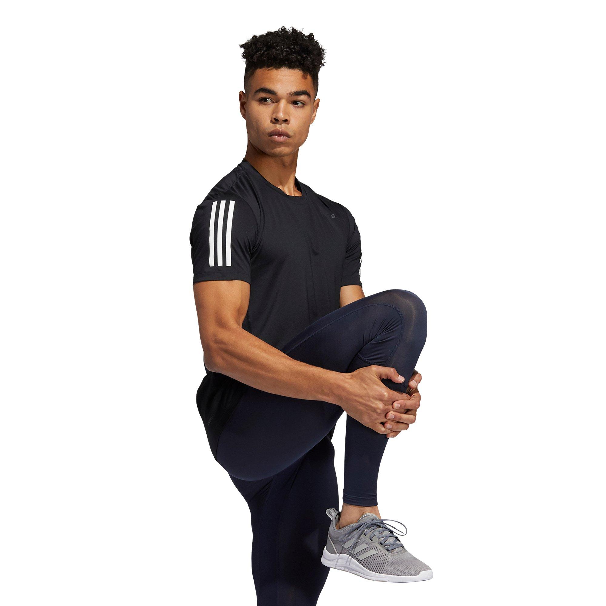 Black 88% Polyester and 12% Elastane Mens Adidas Techfit Base Graphic Tee  at Rs 1799/piece in Delhi