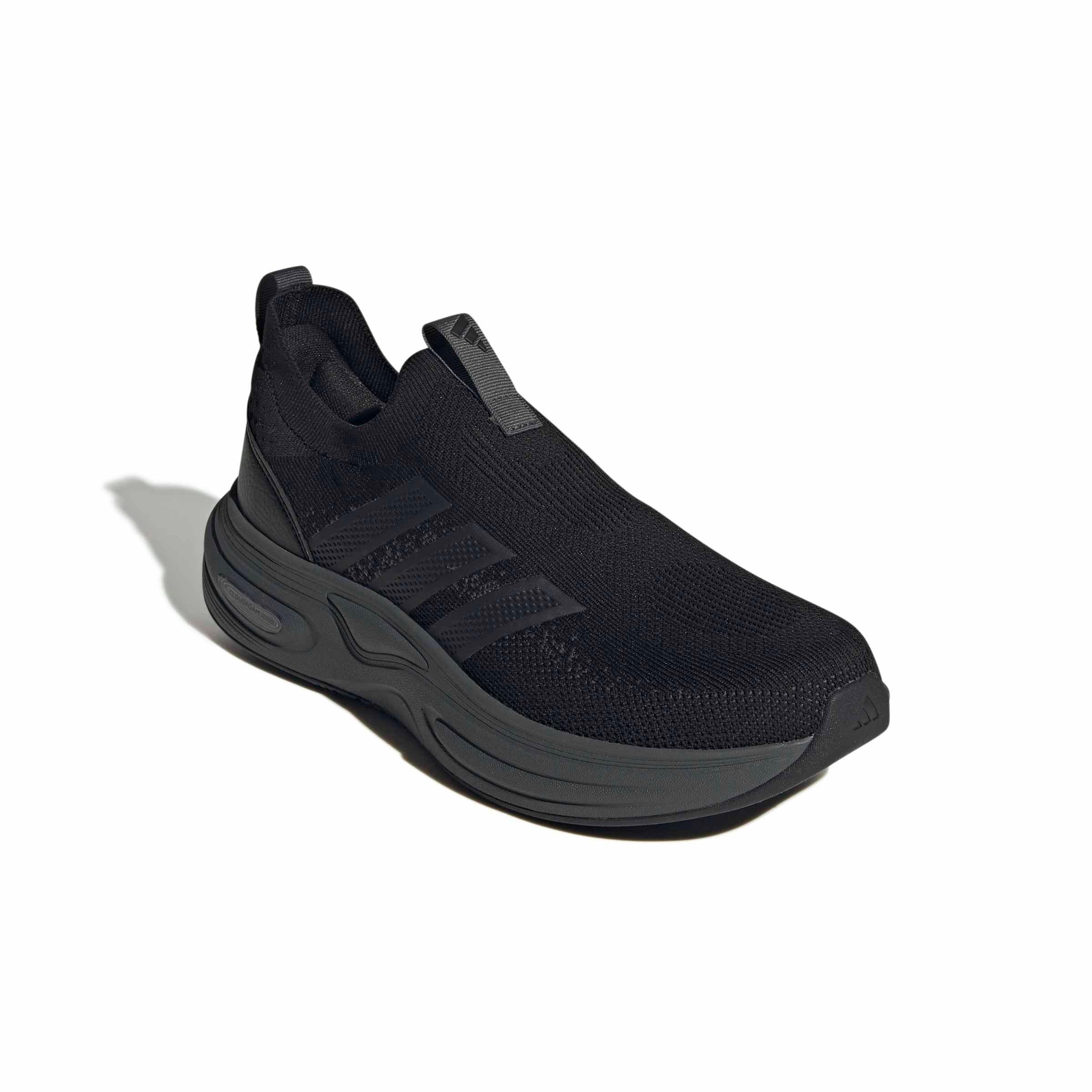 adidas Cloudfoam Cuxxion Sock "Core Black/Carbon/Grey Six" Men's Shoe - BLACK/CARBON/GREY
