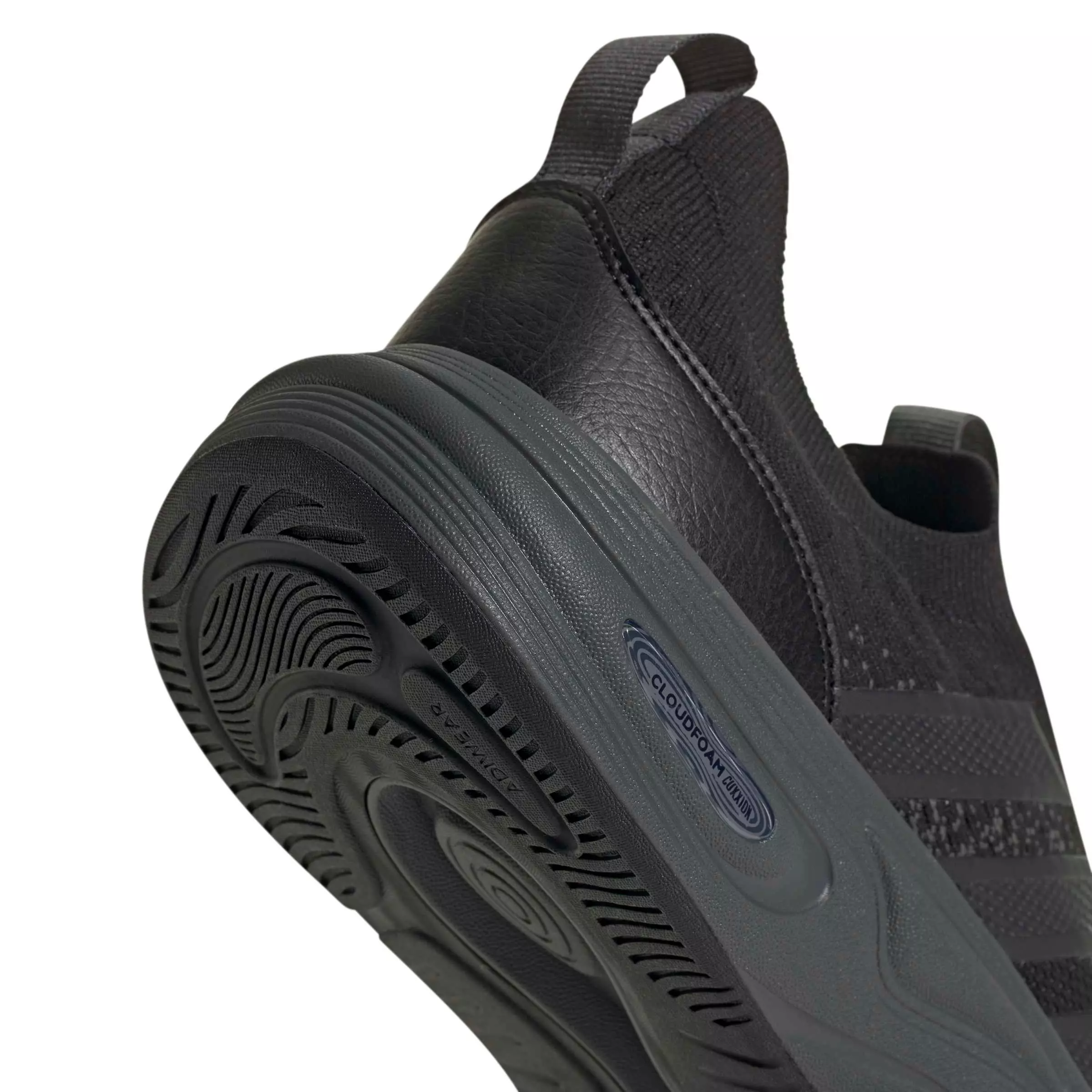 adidas Cloudfoam Cuxxion Sock "Core Black/Carbon/Grey Six" Men's Shoe - BLACK/CARBON/GREY