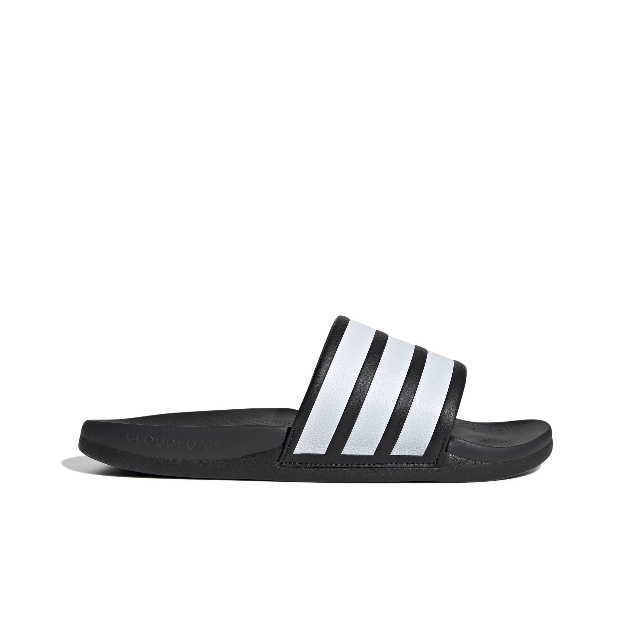 adidas Adilette Comfort 2.0 "Core Black/Ftwr White/Carbon" Men's Slide - BLACK/WHITE/CARBON