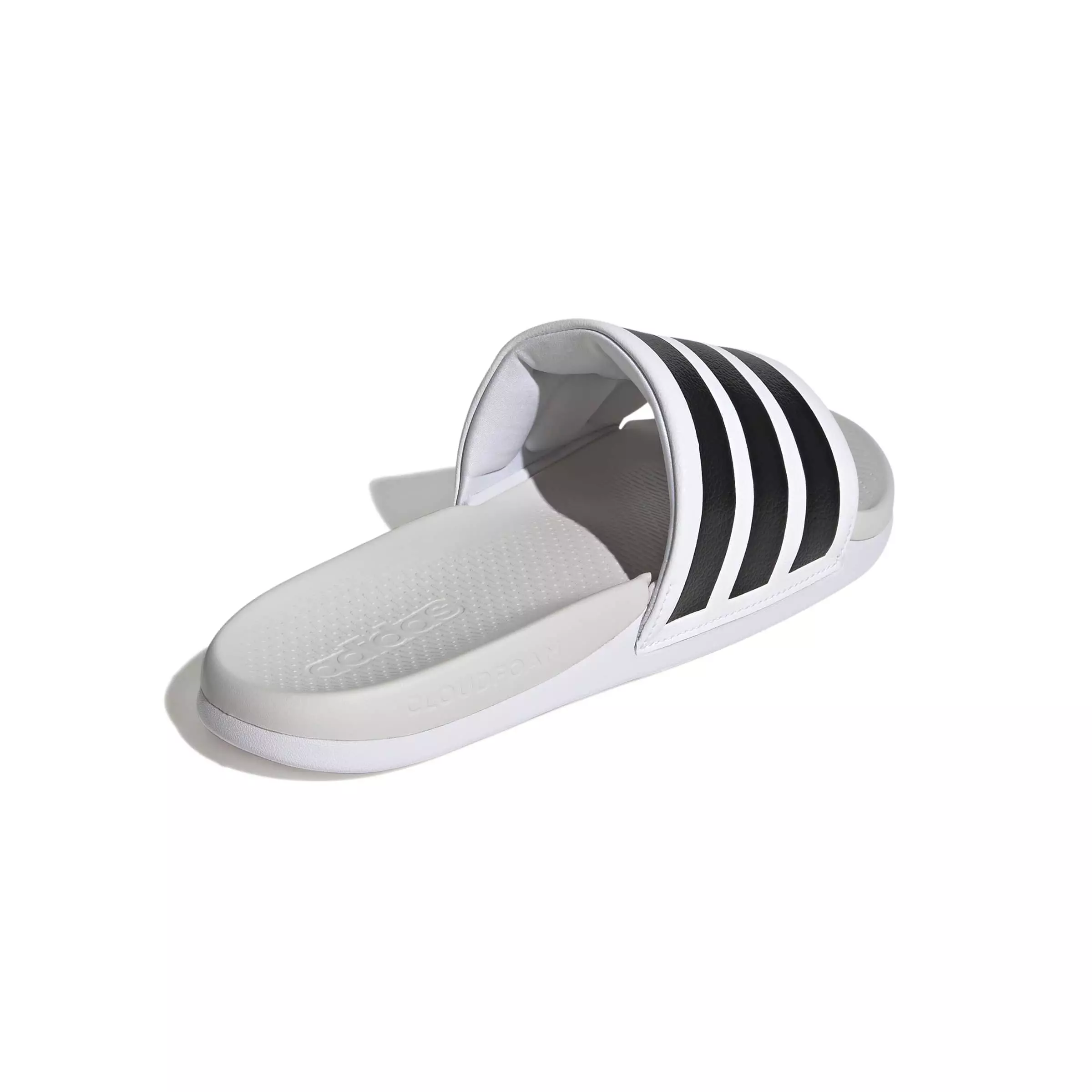 adidas Adilette Comfort 2.0 "Ftwr White/Core Black/Crystal White" Men's Slide - WHITE/BLACK/WHITE