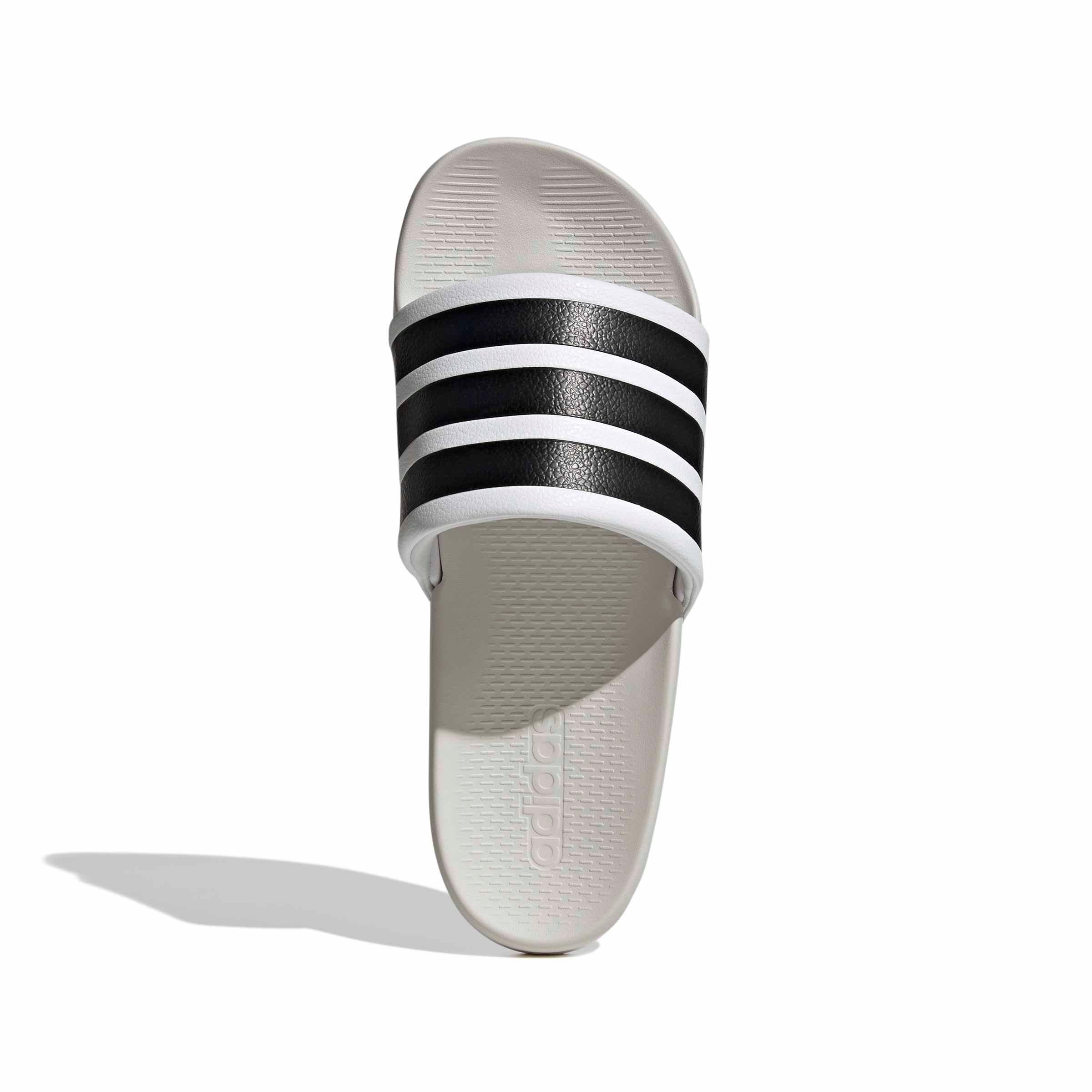 adidas Adilette Comfort 2.0 "Ftwr White/Core Black/Crystal White" Men's Slide - WHITE/BLACK/WHITE