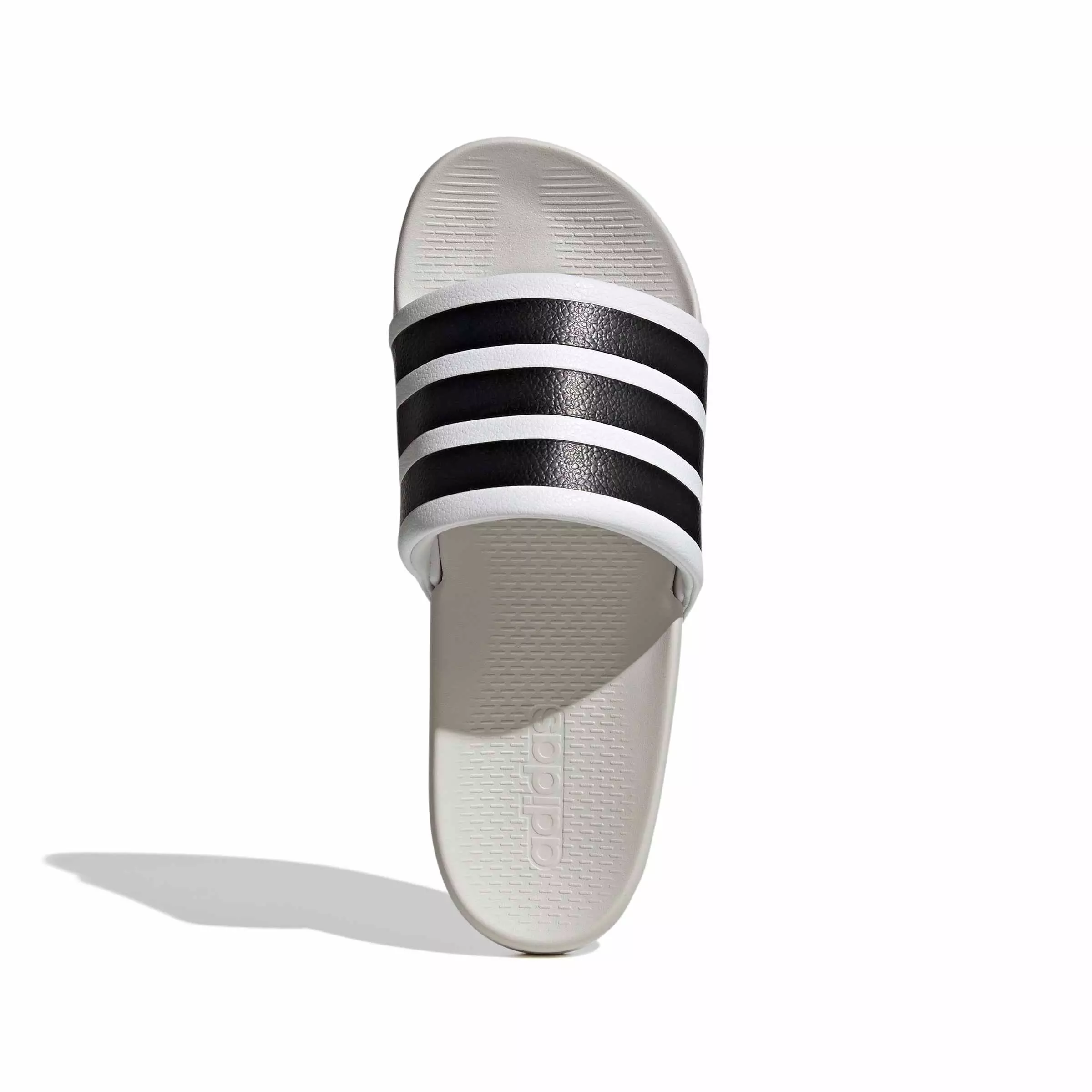 adidas Adilette Comfort 2.0 "Ftwr White/Core Black/Crystal White" Men's Slide - WHITE/BLACK/WHITE