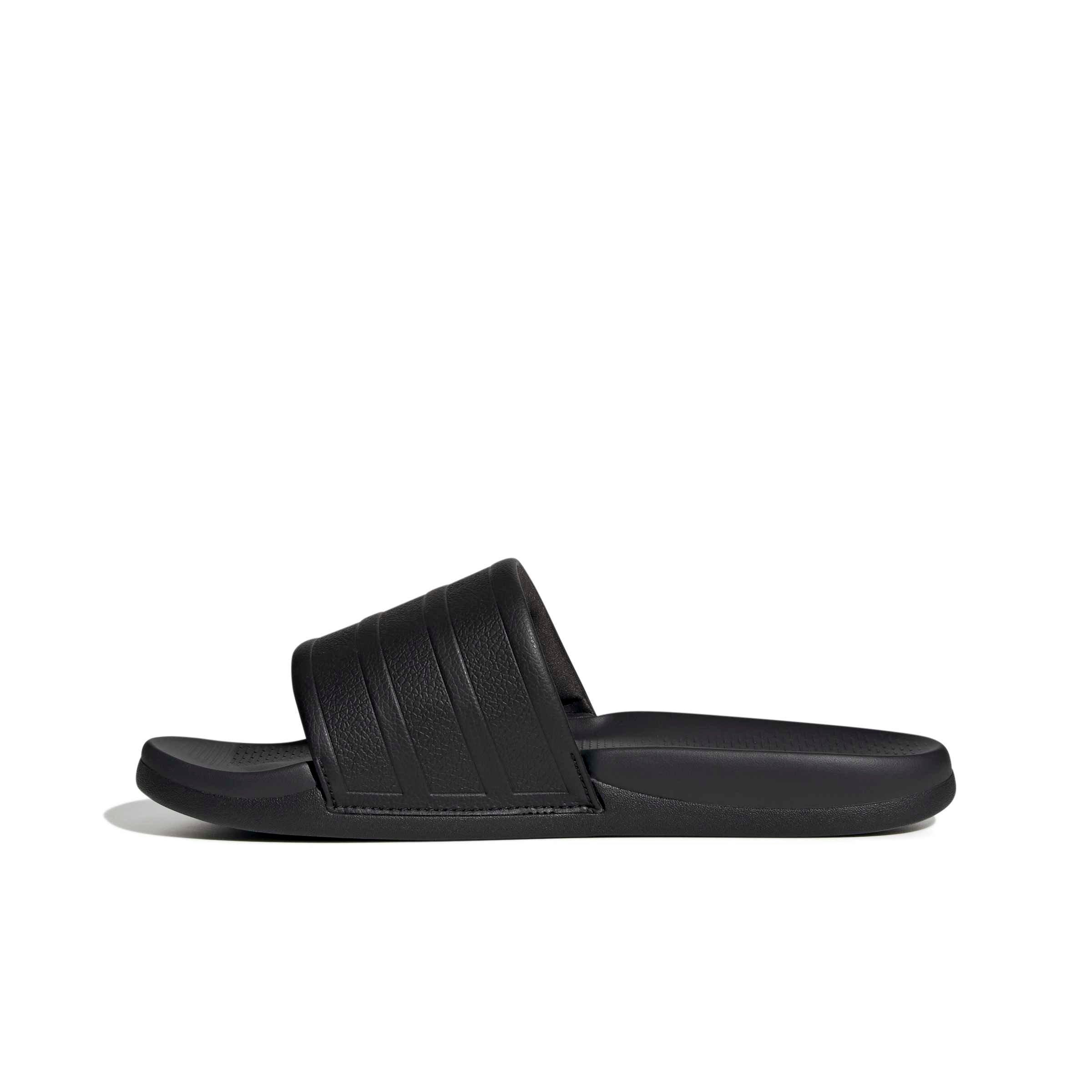 adidas Adilette Comfort 2.0 "Core Black/Core Black/Carbon" Men's Slide - BLACK/BLACK/CARBON