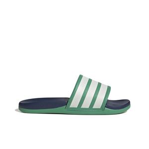 adidas Adilette Comfort 2.0 "Semi Court Green/Core White/Dark Blue" Men's Slide - GREEN/WHITE/DK BLUE