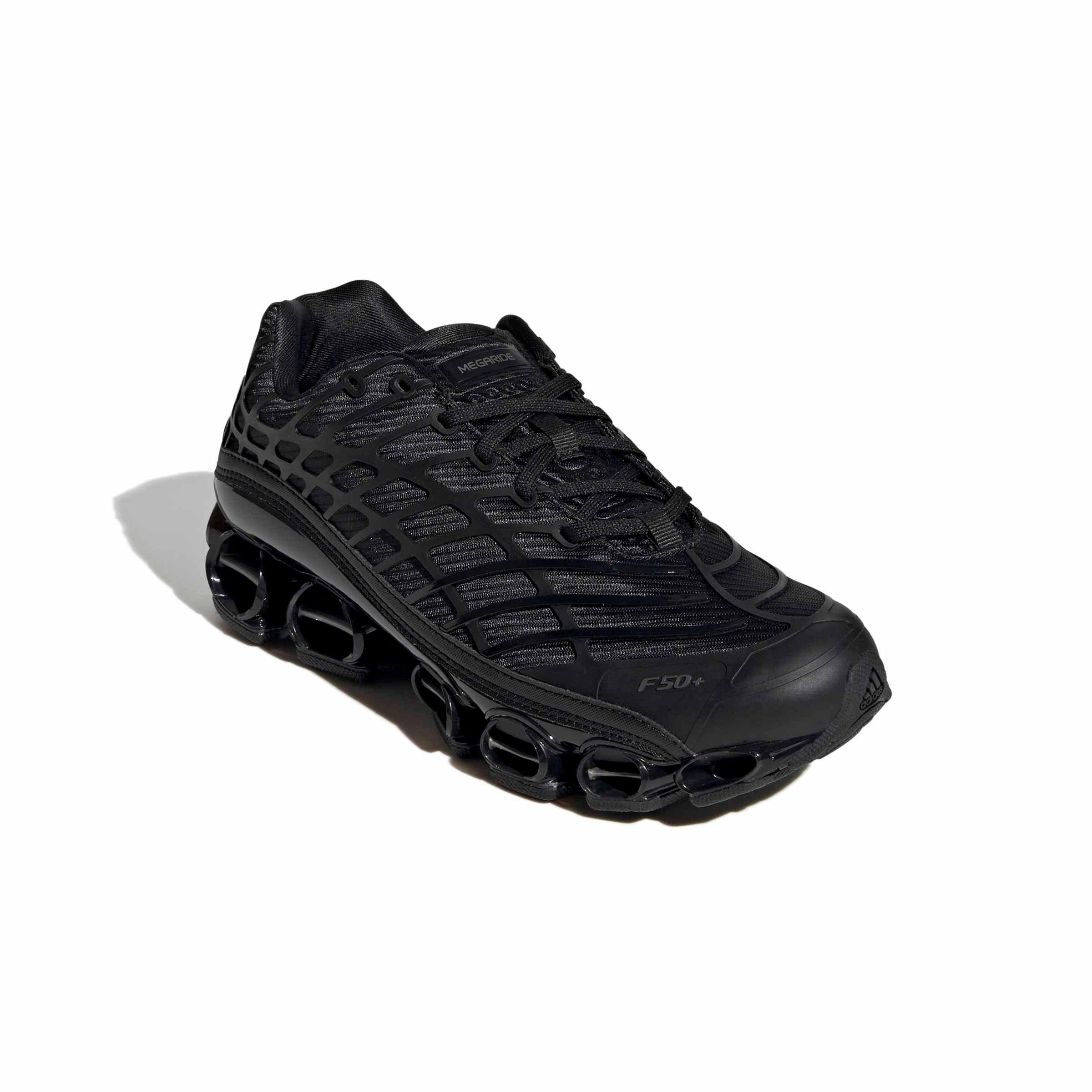 adidas Originals Megaride F50 "Core Black/Core Black/Iron Metallic" Men's Shoe - BLACK/BLACK/IRON