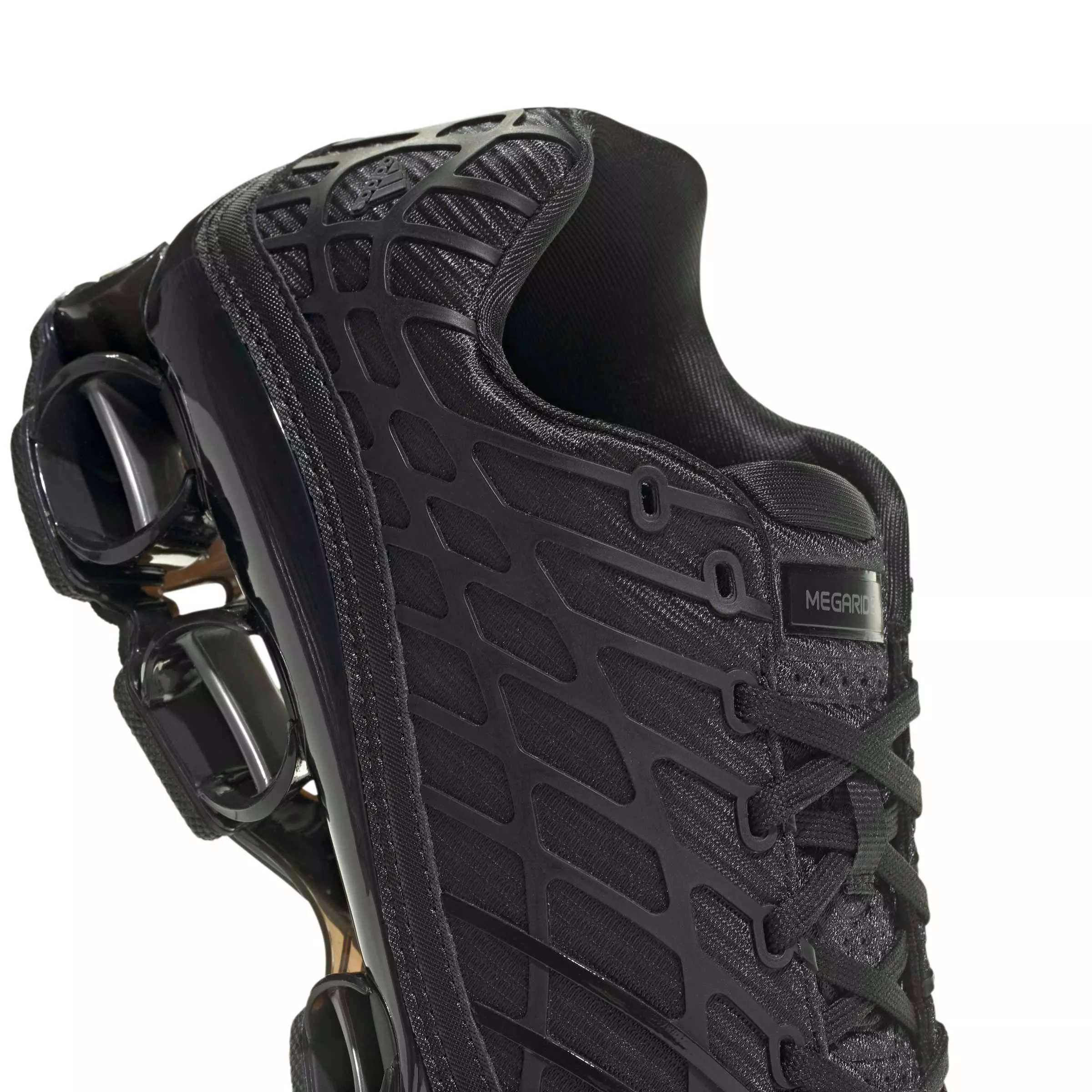 adidas Originals Megaride F50 "Core Black/Core Black/Iron Metallic" Men's Shoe - BLACK/BLACK/IRON