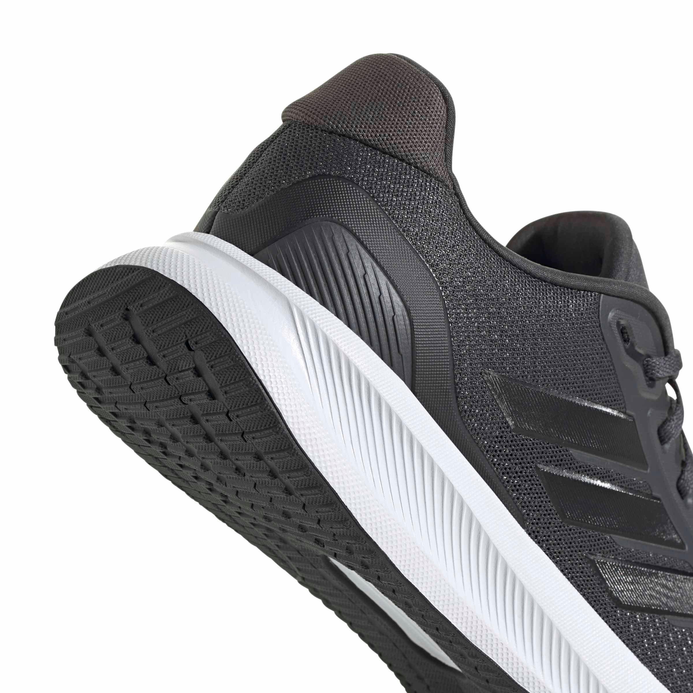 adidas Runfalcon 5 "Grey Six/Core Black/Ftwr White" Men's Running Shoe - GREY/BLACK/WHITE