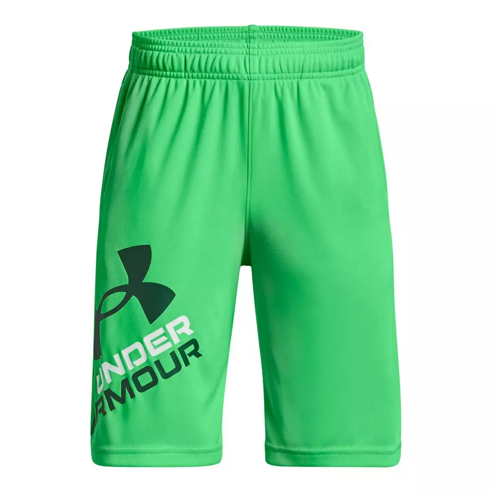 Under Armour Big Boys Prototype 2.0 Logo Shorts - Green - GREEN