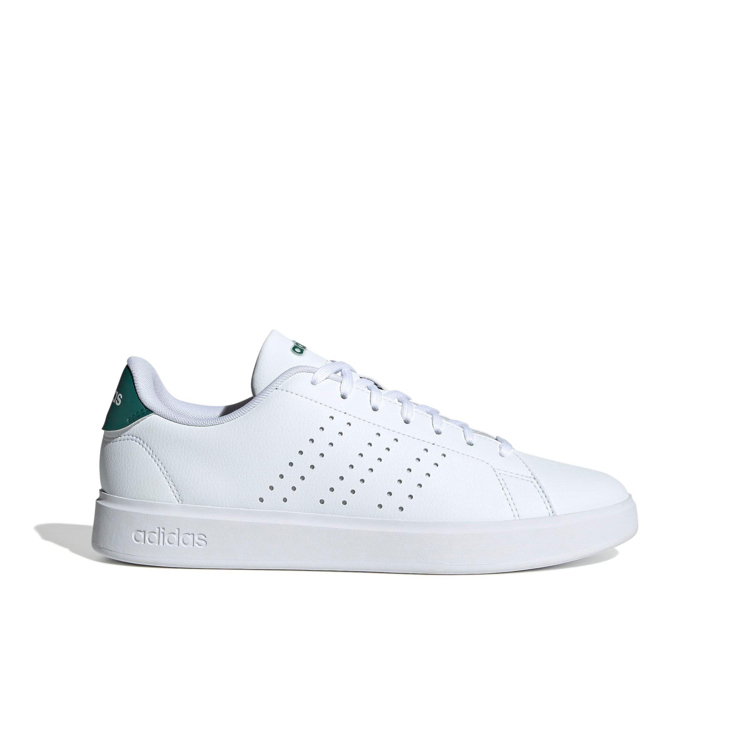 adidas Advantage 2.0 "Ftwr White/Core Black/Collegiate Green" Men's Shoe - WHITE/BLACK/GREEN