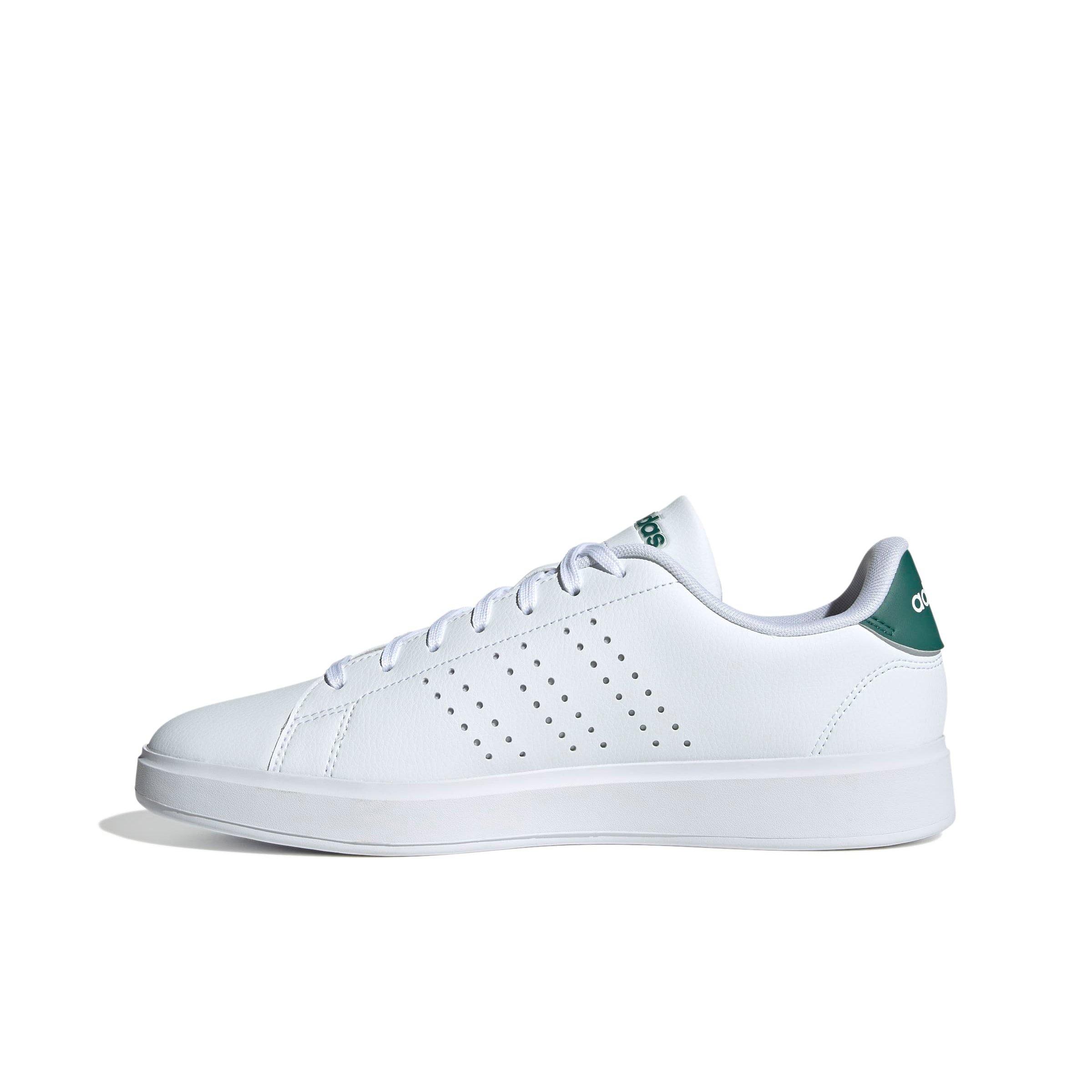 adidas Advantage 2.0 "Ftwr White/Core Black/Collegiate Green" Men's Shoe - WHITE/BLACK/GREEN