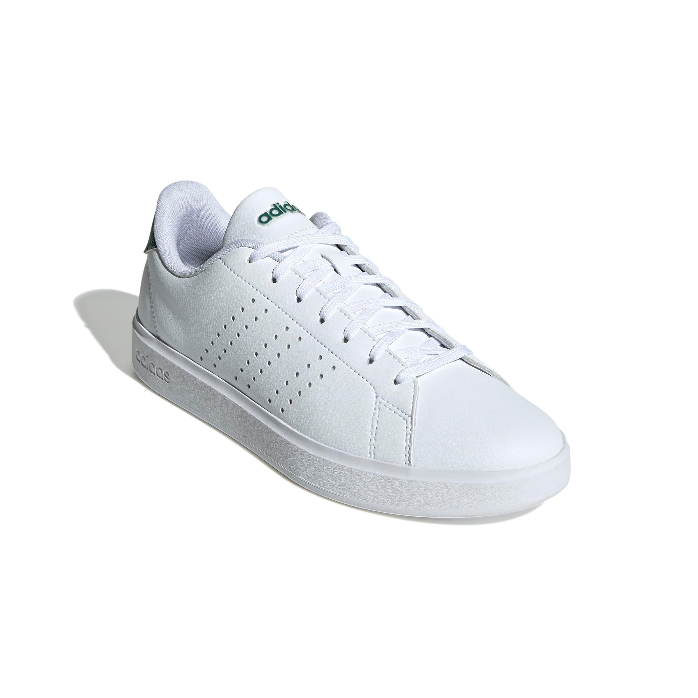 adidas Advantage 2.0 "Ftwr White/Core Black/Collegiate Green" Men's Shoe - WHITE/BLACK/GREEN