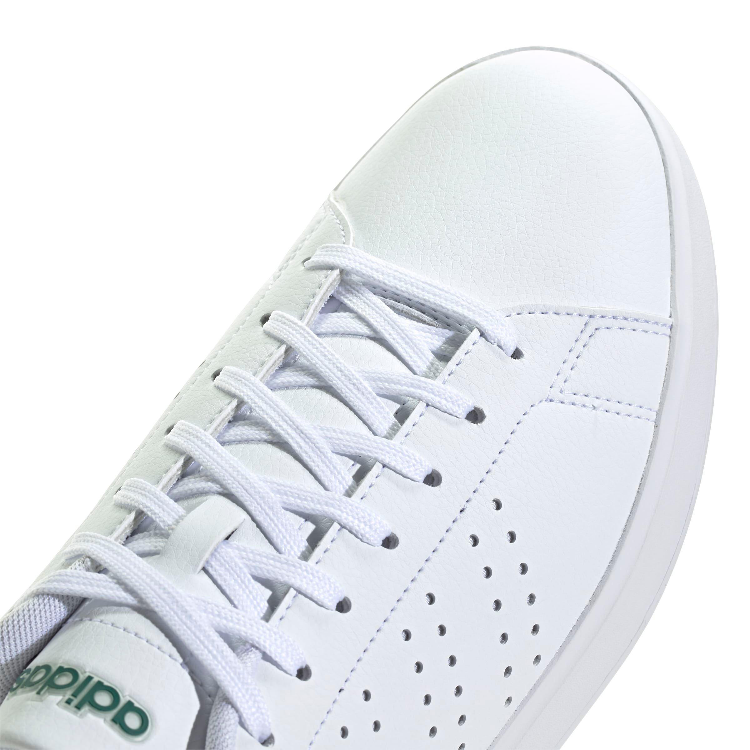adidas Advantage 2.0 "Ftwr White/Core Black/Collegiate Green" Men's Shoe - WHITE/BLACK/GREEN