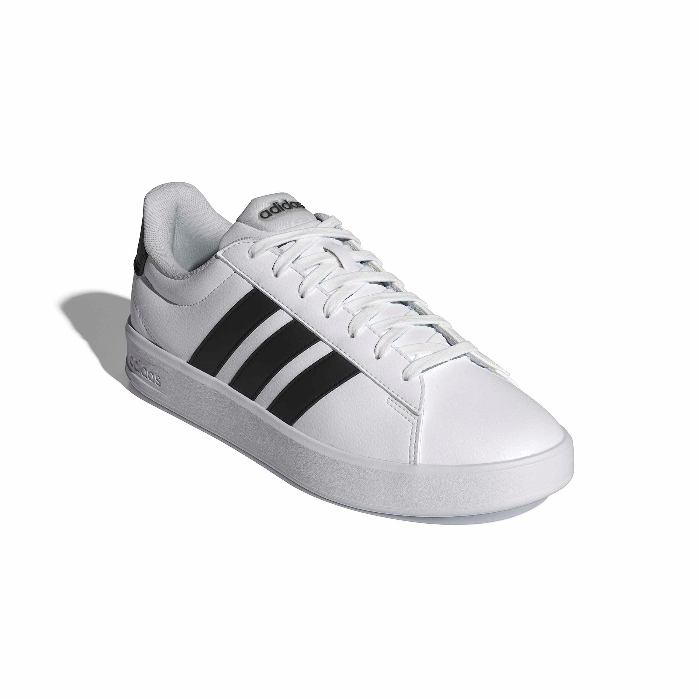 adidas Grand Court 3.0 "Ftwr White/Core Black/Ftwr White" Men's Shoe - WHITE/BLACK/WHITE