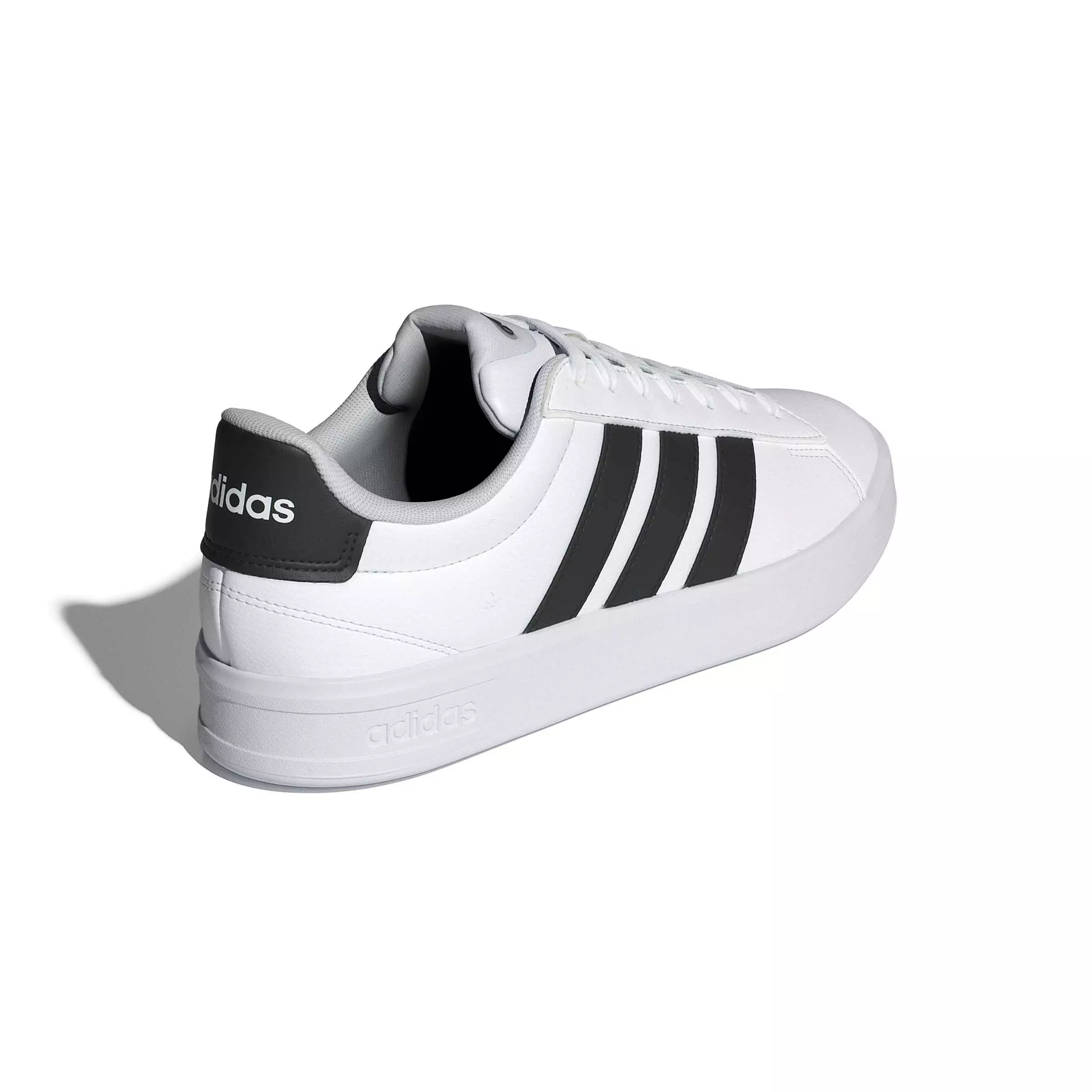 adidas Grand Court 3.0 "Ftwr White/Core Black/Ftwr White" Men's Shoe - WHITE/BLACK/WHITE