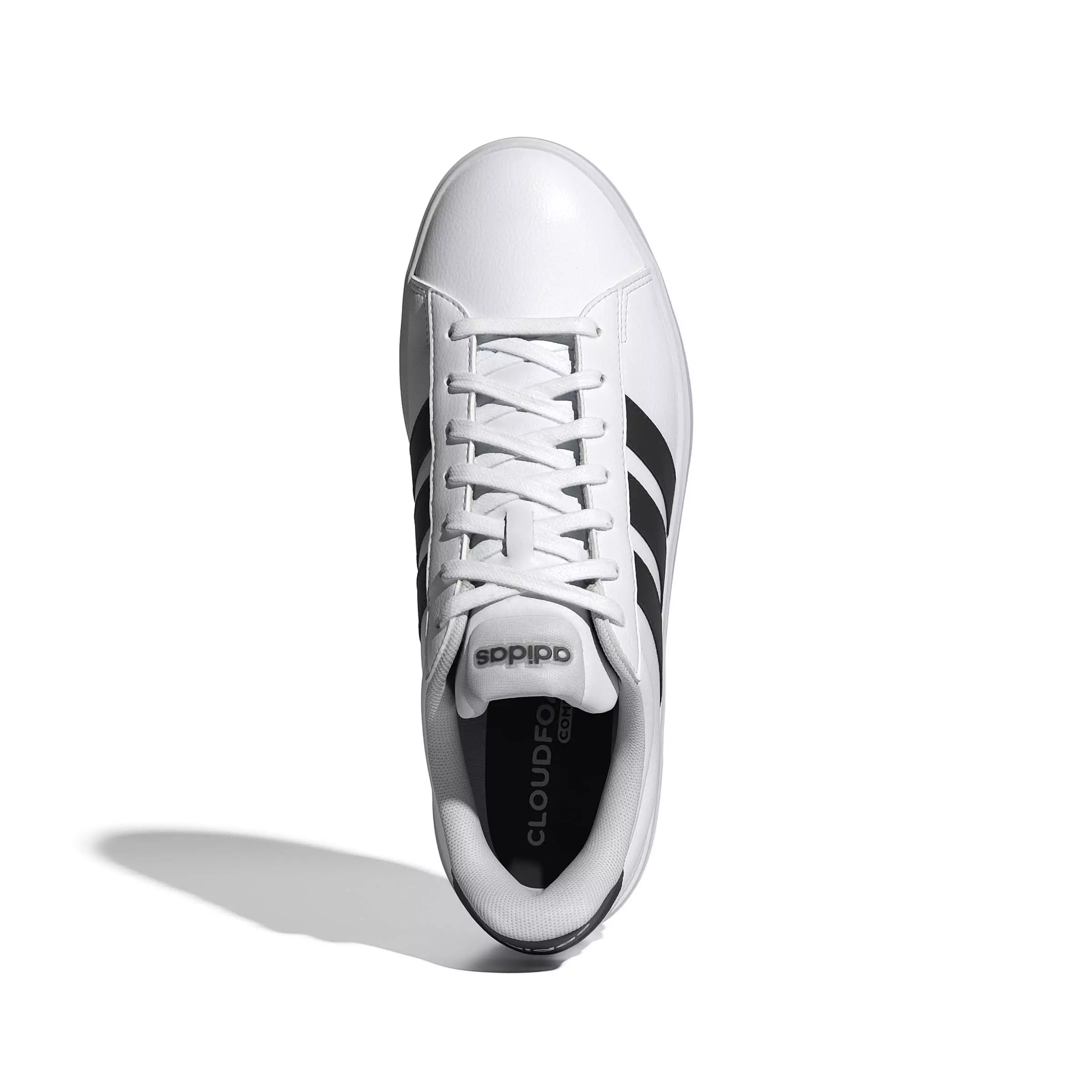adidas Grand Court 3.0 "Ftwr White/Core Black/Ftwr White" Men's Shoe - WHITE/BLACK/WHITE
