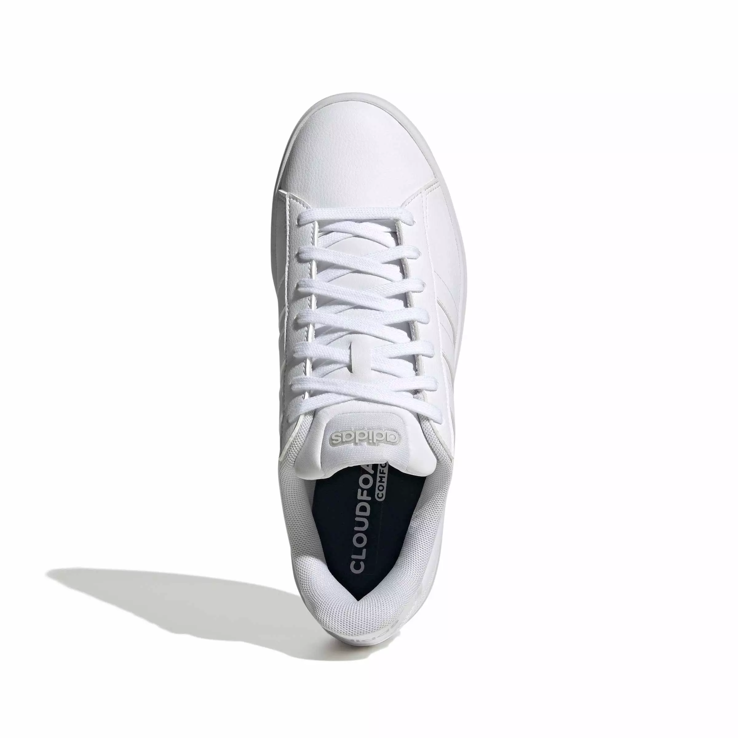 adidas Grand Court 3.0 "Ftwr White/Ftwr White/Grey Two" Men's Shoe - WHITE/WHITE/GREY