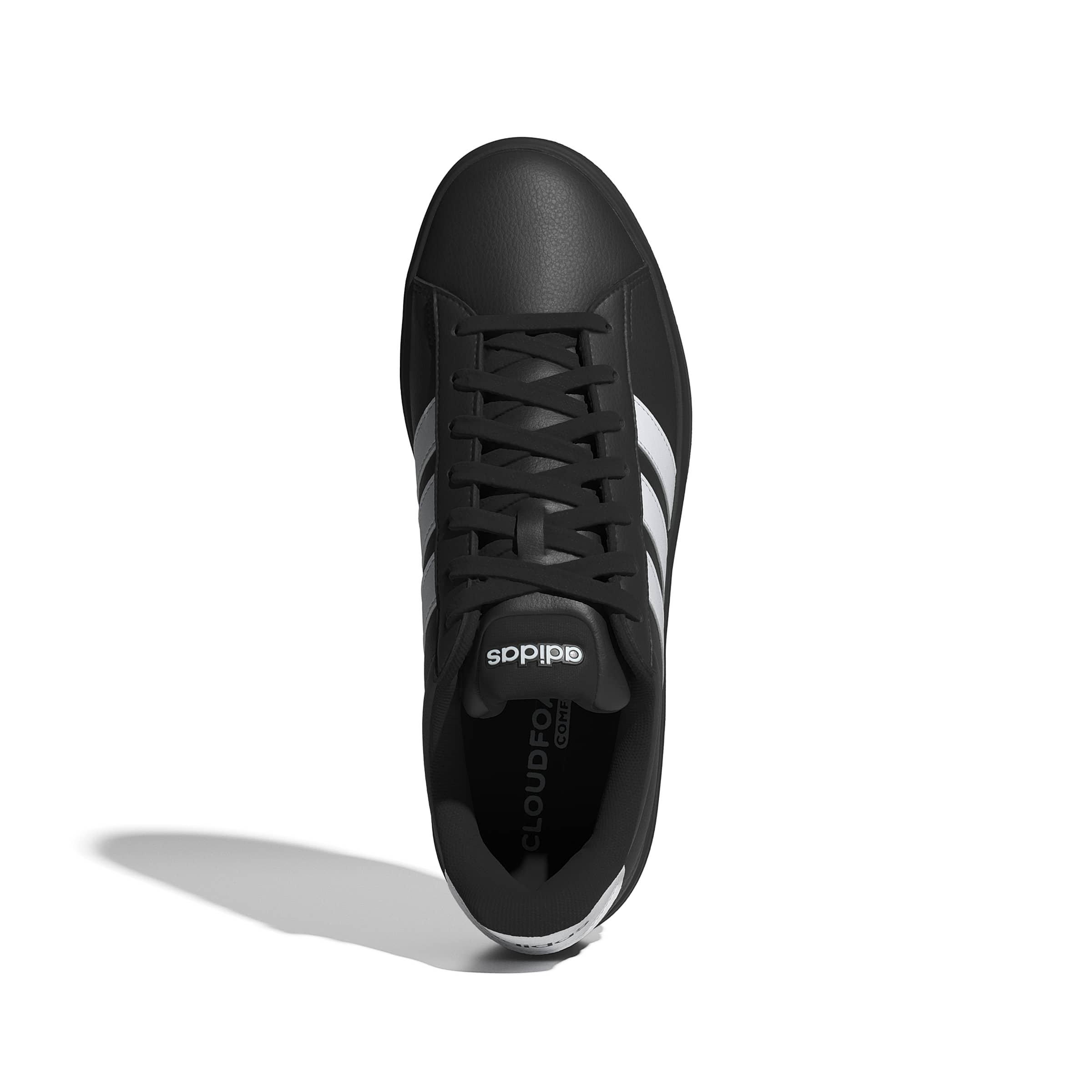 adidas Grand Court 3.0 "Core Black/Ftwr White/Ftwr White" Men's Shoe - BLACK/WHITE/WHITE