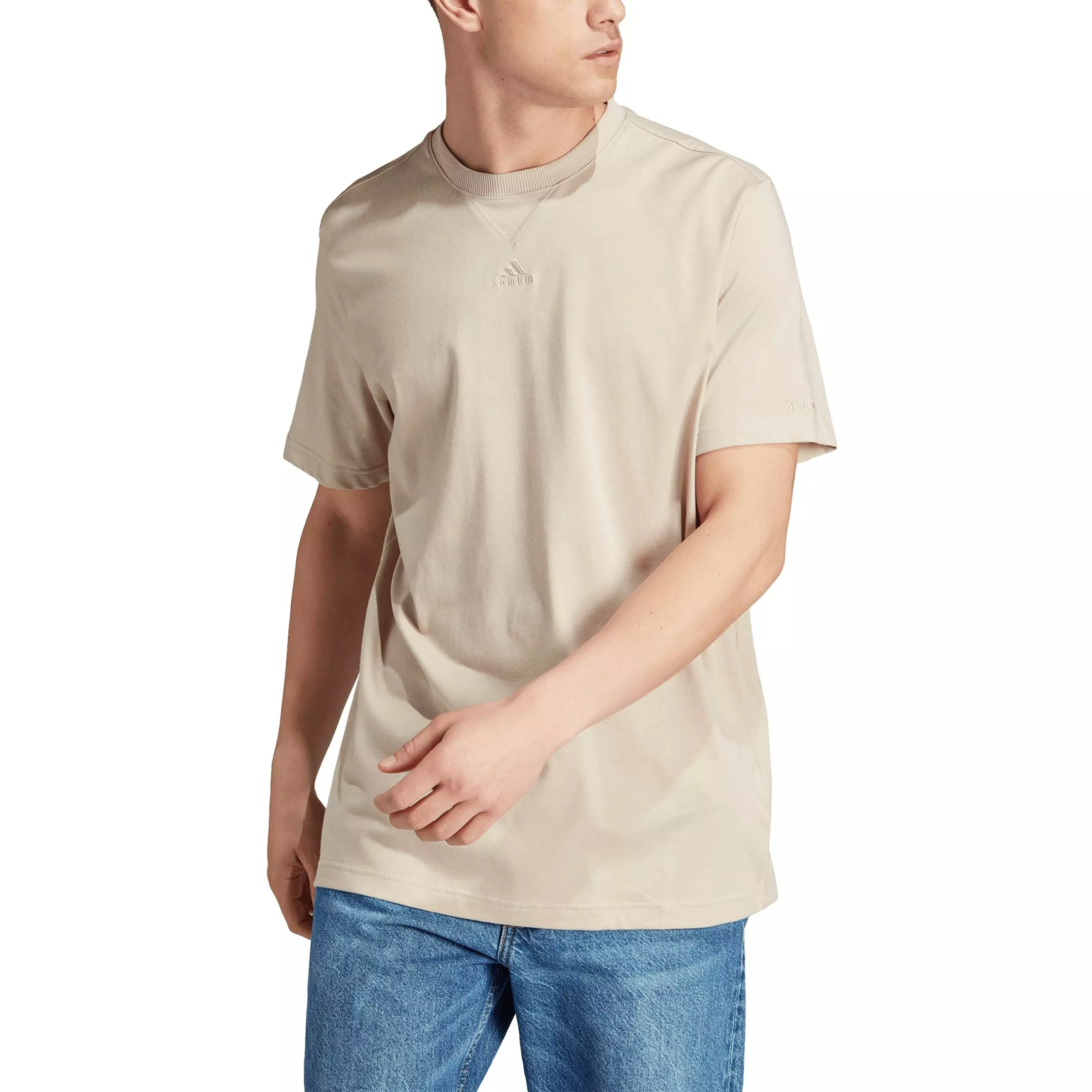 adidas Men's ALL SZN T-Shirt-Beige - BEIGE