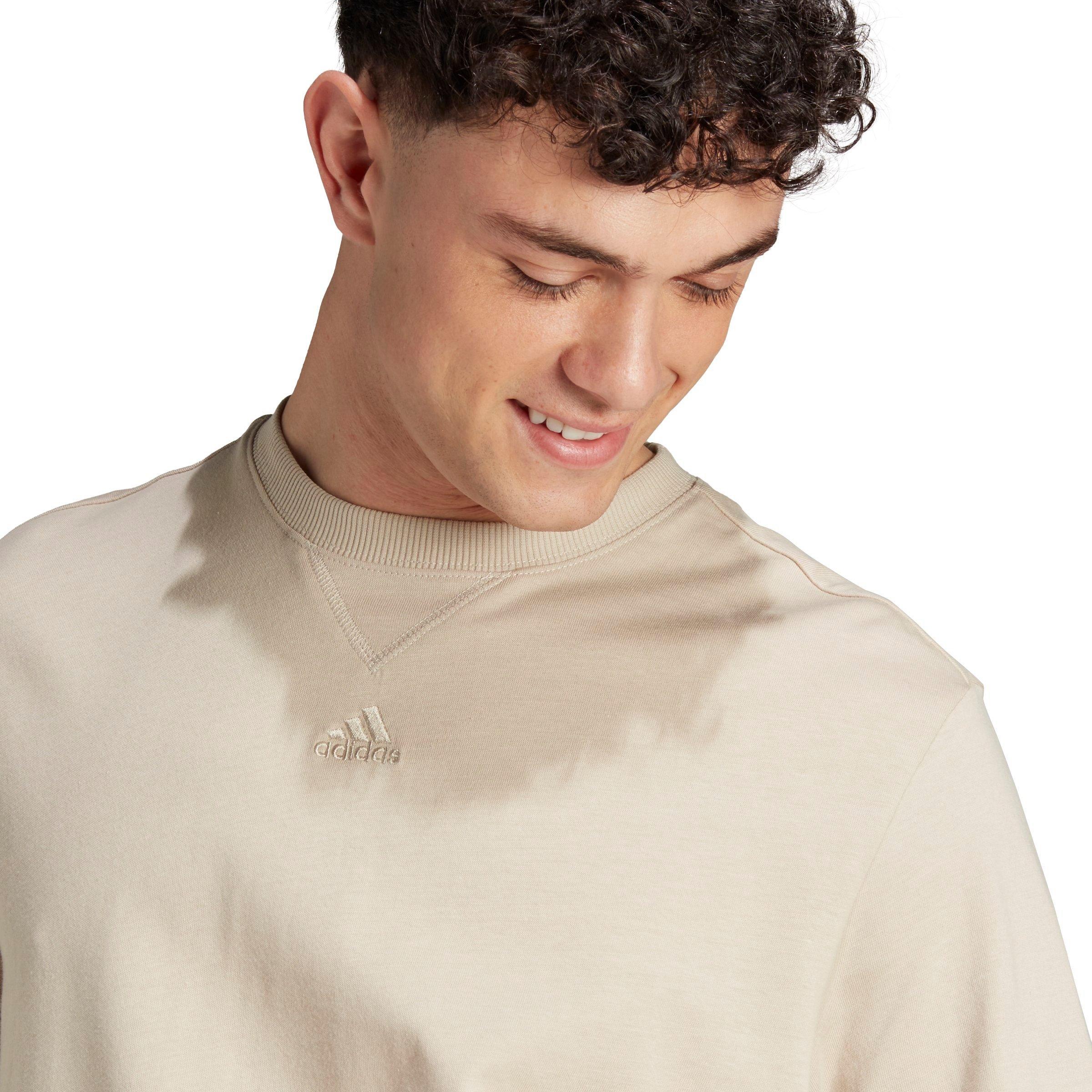 adidas Men's ALL SZN T-Shirt-Beige - BEIGE Thumbnail View 4