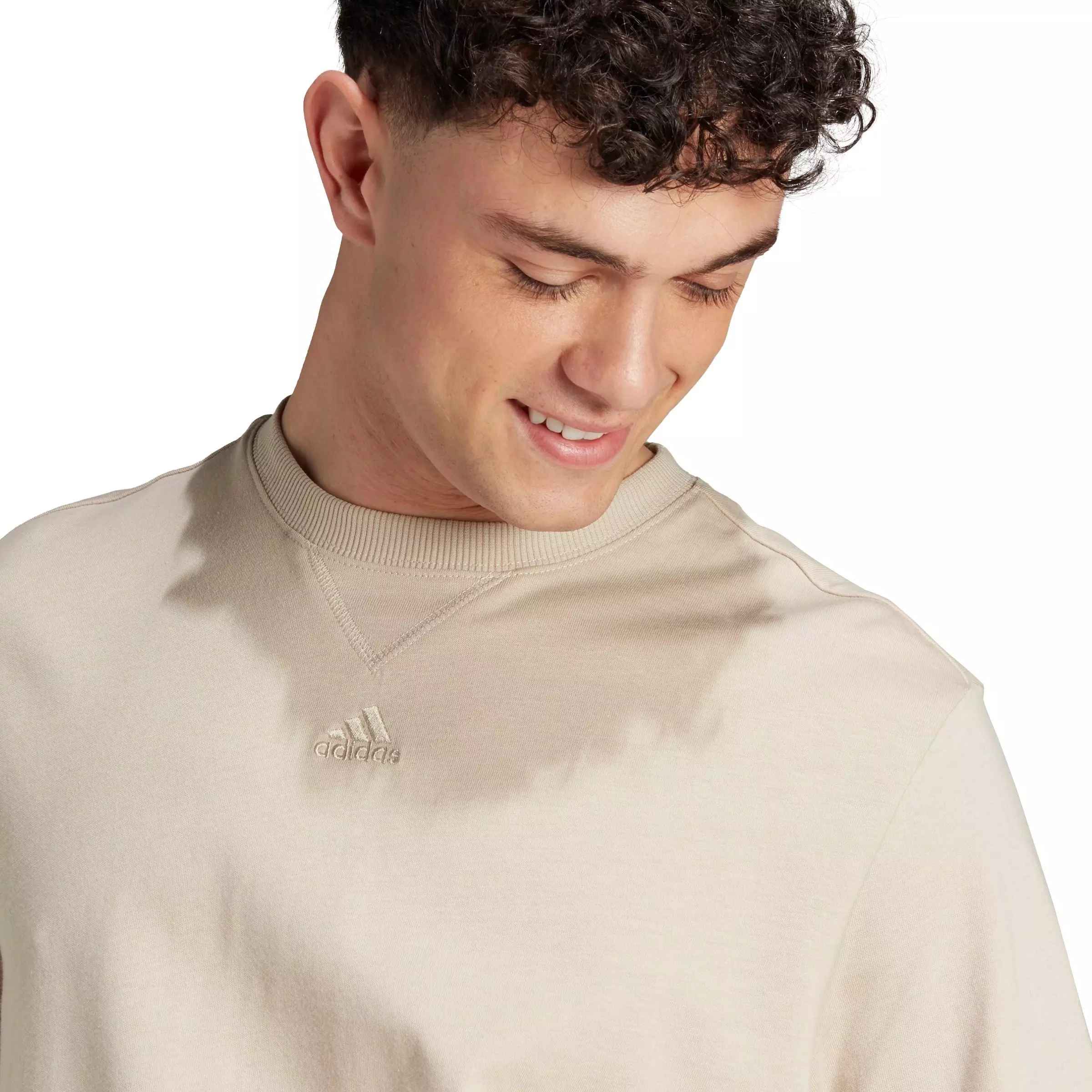 adidas Men's ALL SZN T-Shirt-Beige - BEIGE