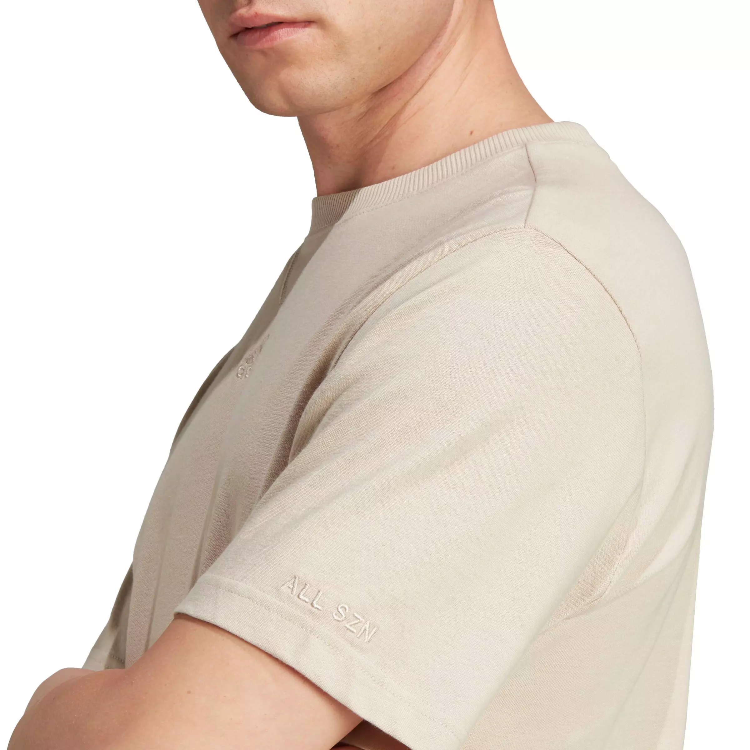 adidas Men's ALL SZN T-Shirt-Beige - BEIGE
