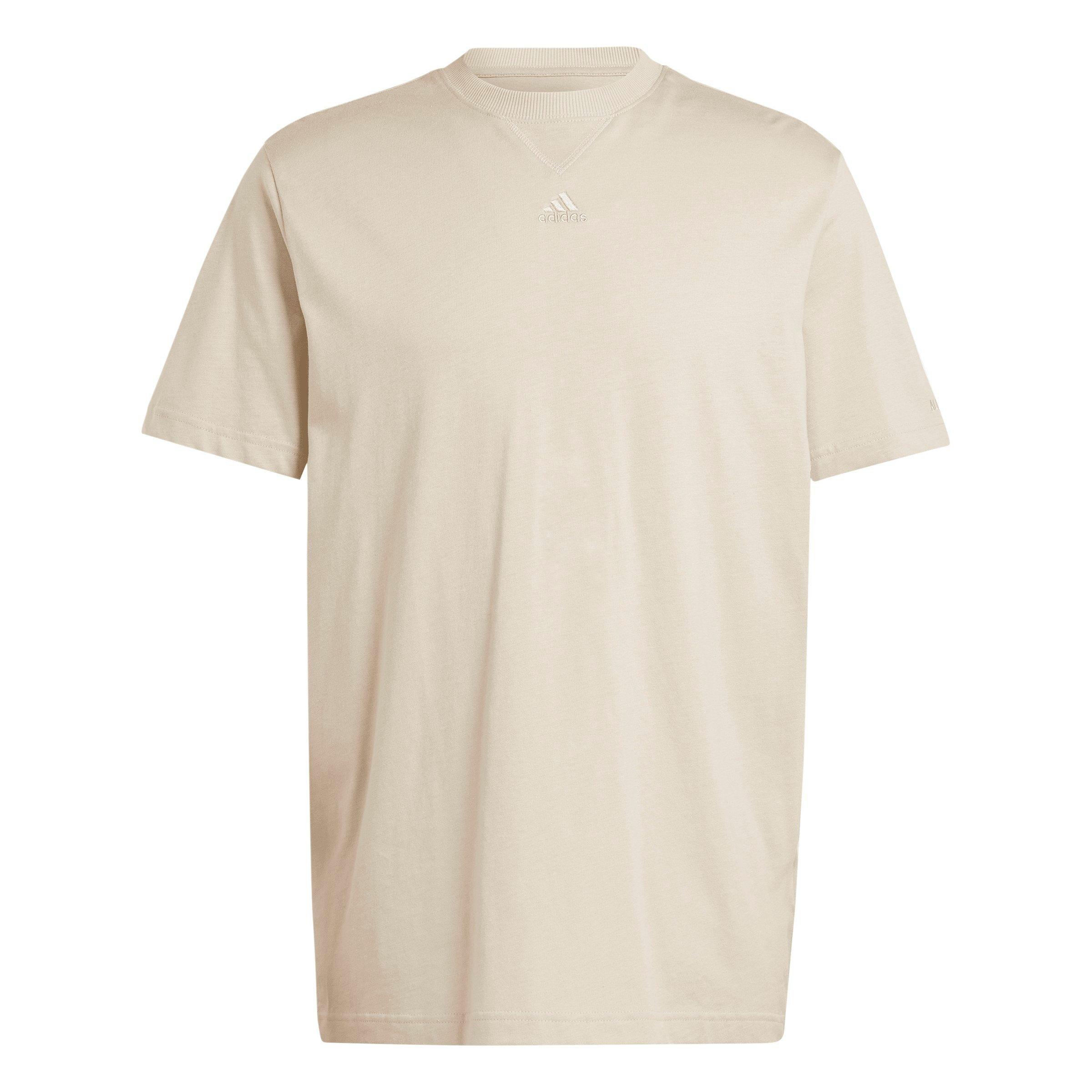 adidas Men's ALL SZN T-Shirt-Beige - BEIGE Thumbnail View 7