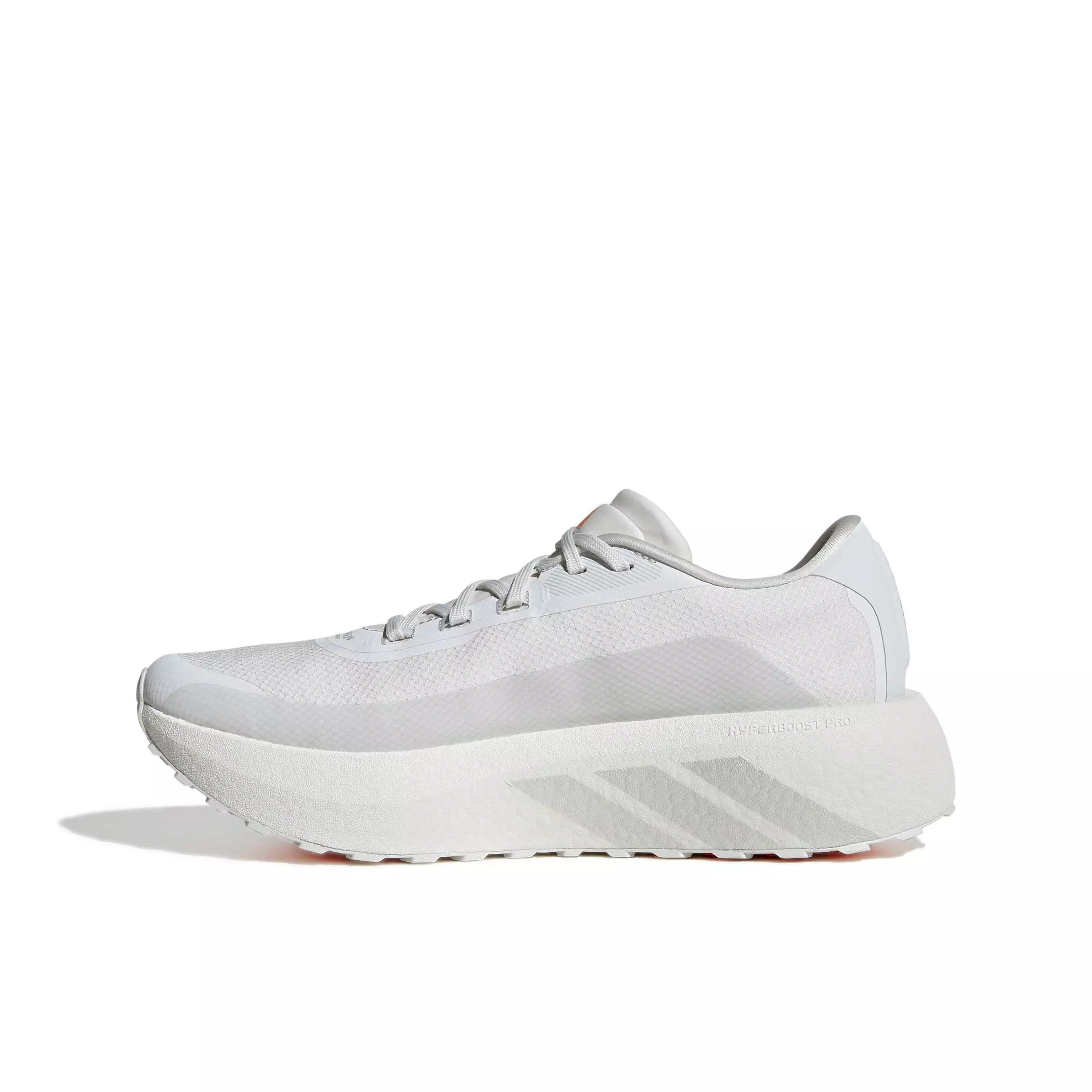 adidas Hyperboost GTX "Crystal White/Orbit Grey/Orange" Men's Running Shoe - WHITE/GREY/ORANGE