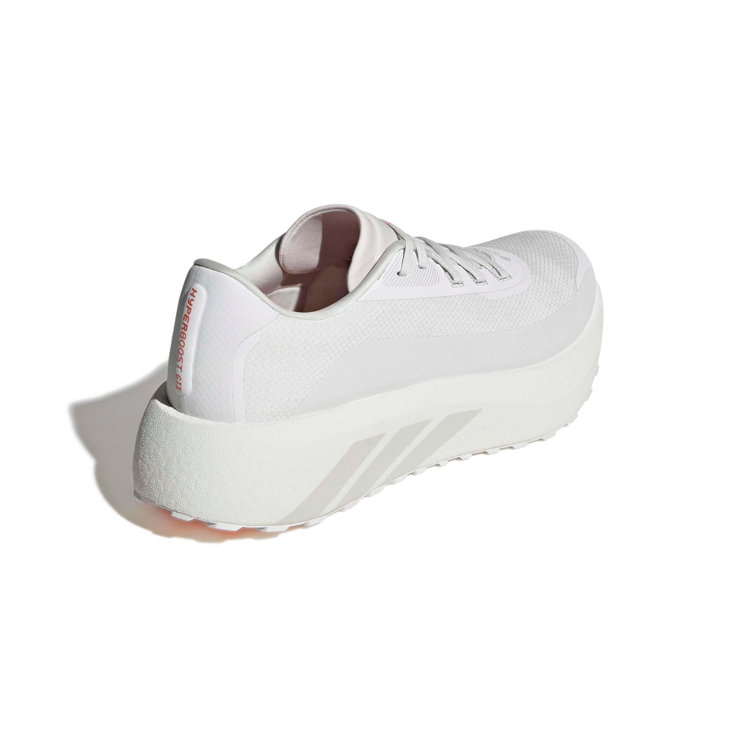 adidas Hyperboost GTX "Crystal White/Orbit Grey/Orange" Men's Running Shoe - WHITE/GREY/ORANGE